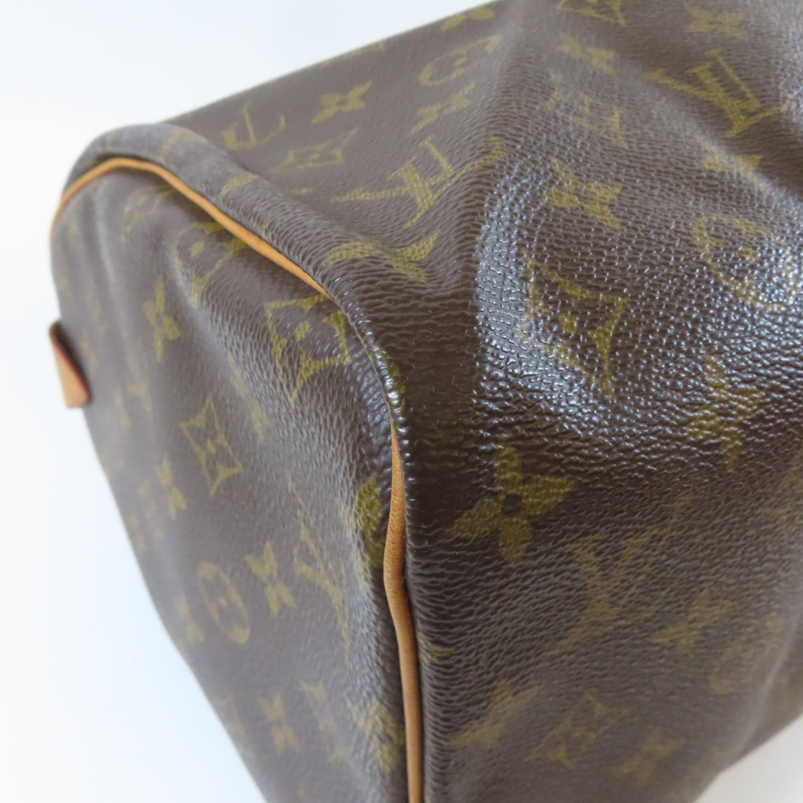 LOUIS VUITTON 【激減優惠】Monogram Speedy 30金扣手挽袋啡色