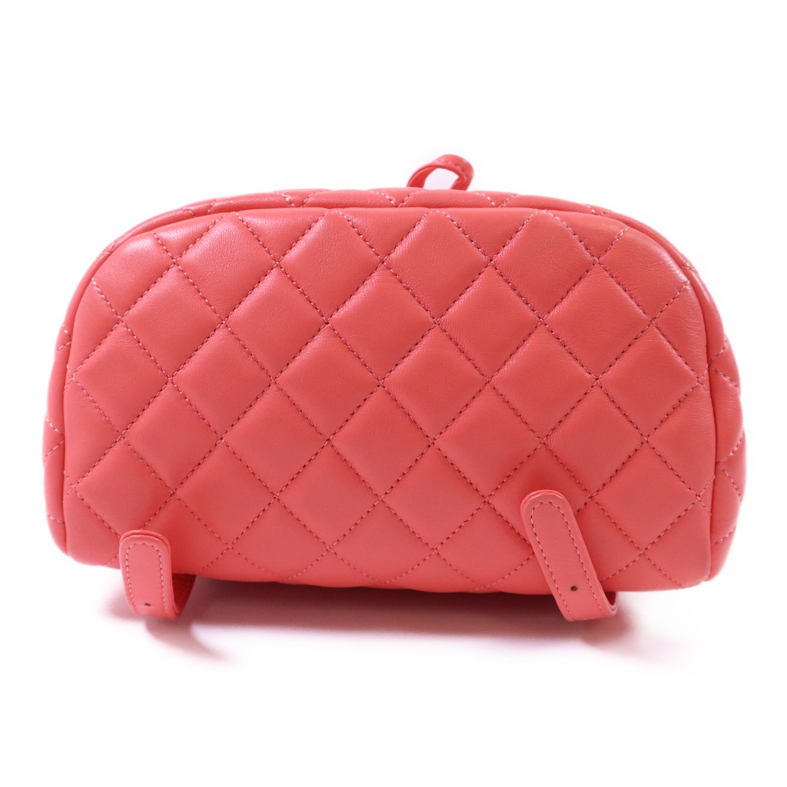 CHANEL 【激減優惠】羊皮皮革Backpack金扣背包