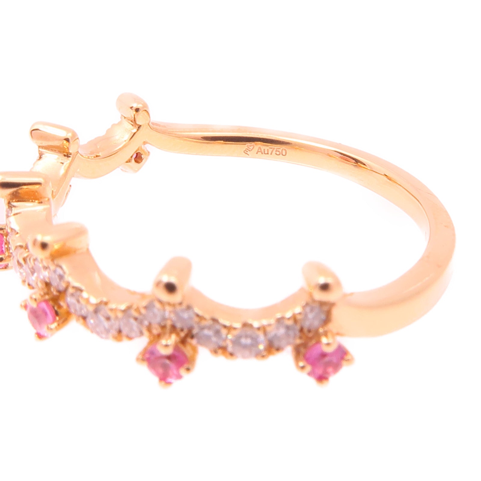 JEWELRY 18K玫瑰金Diamond Ring鑽石戒指US#5.5