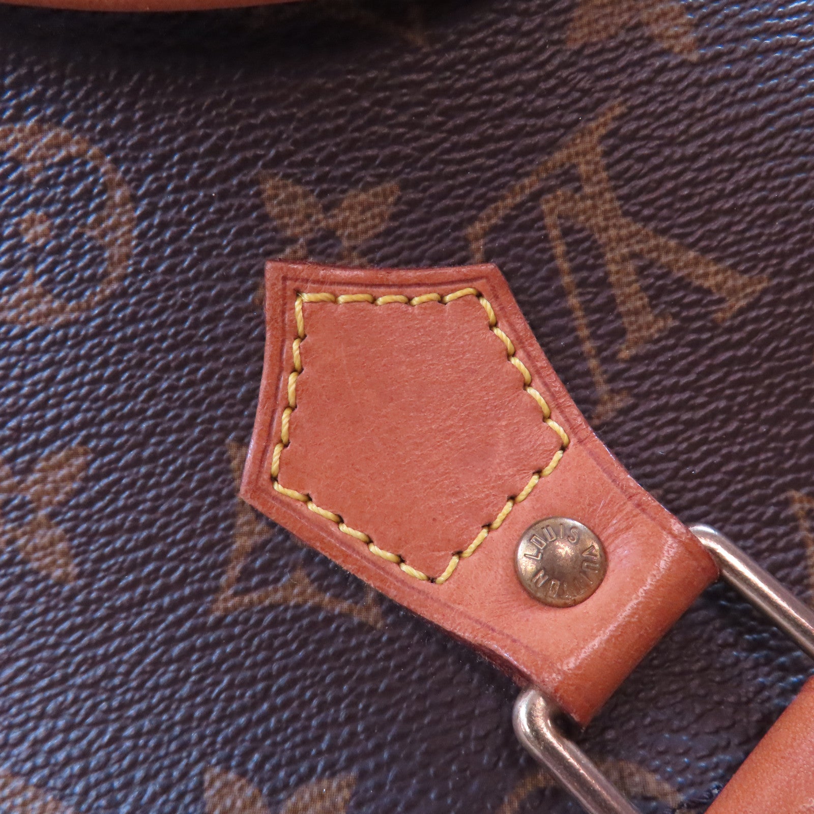 LOUIS VUITTON Monogram Elipse MM金扣手挽袋啡色