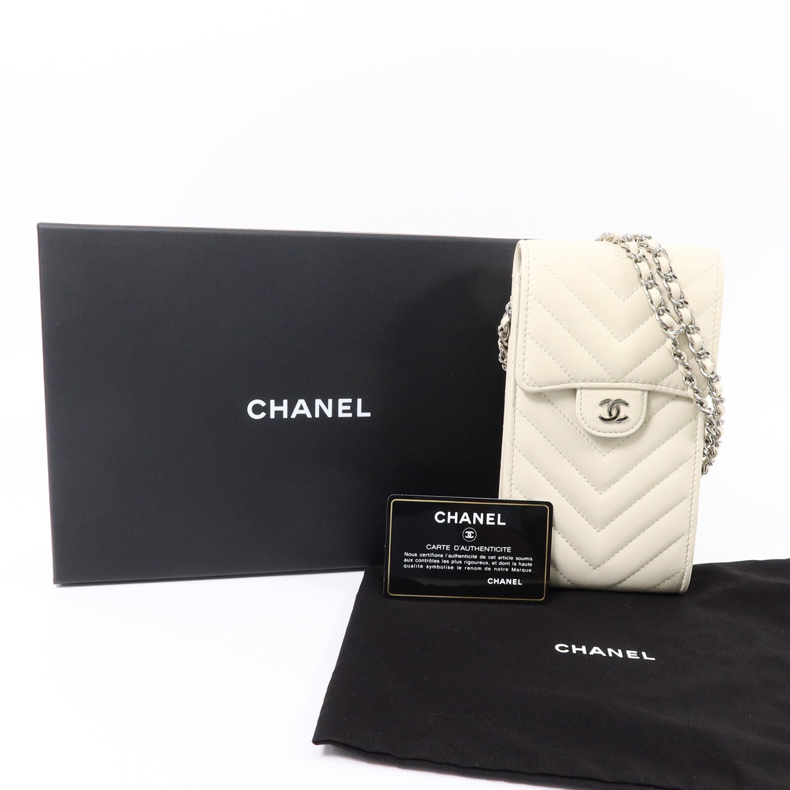 CHANEL 羊皮皮革Chain Shoulder Bag鏈帶肩背袋
