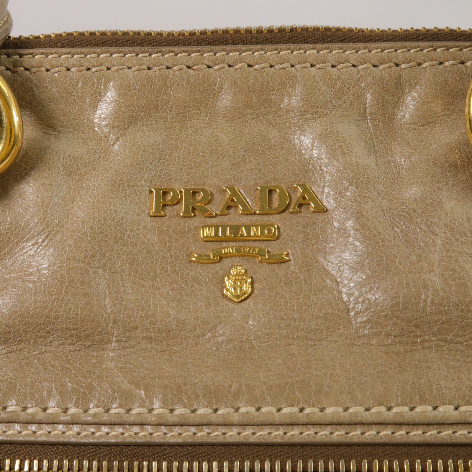 PRADA 牛皮皮革Vitello Shine手挽肩背兩用袋