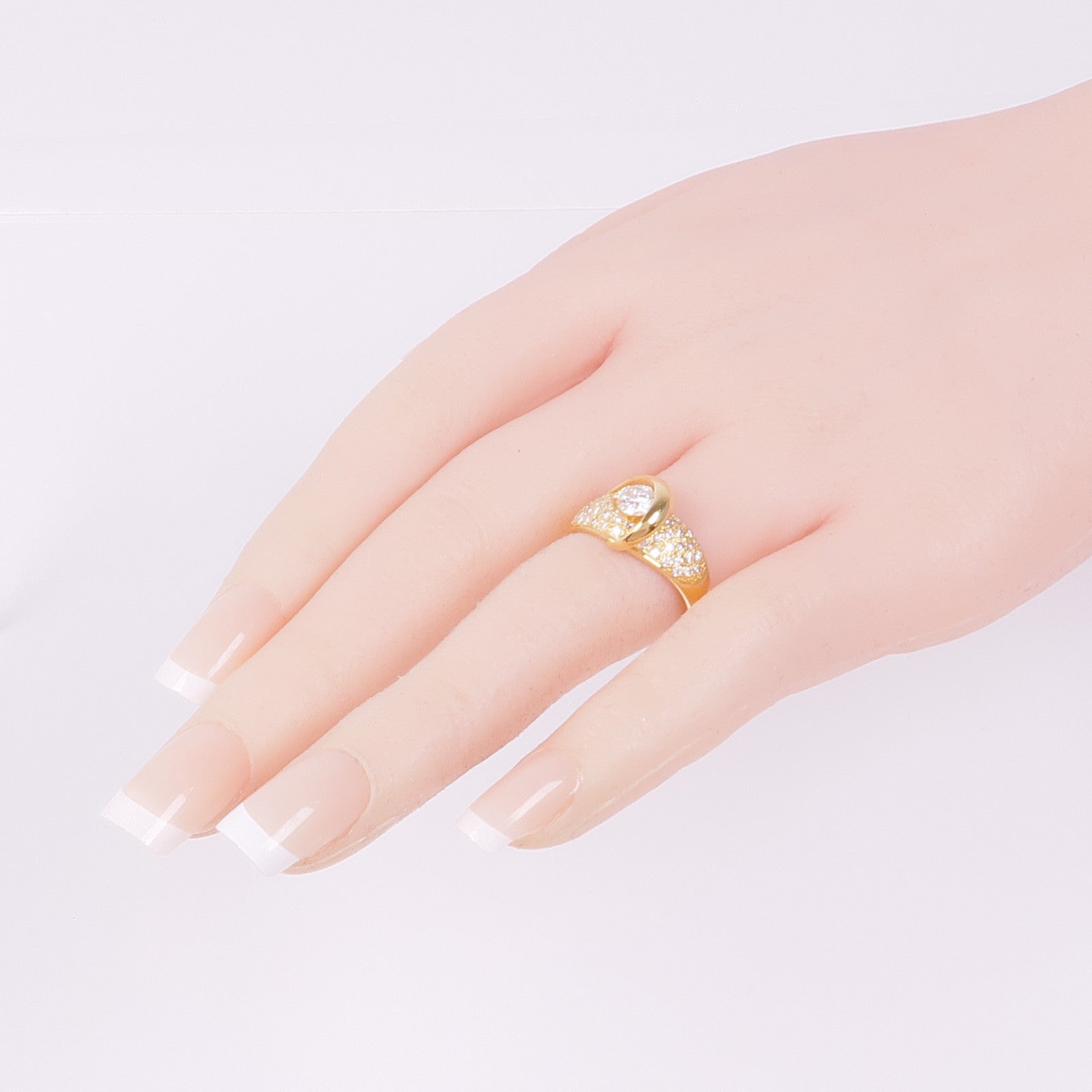 JEWELRY 18K黃金Diamond Ring鑽石戒指US#7