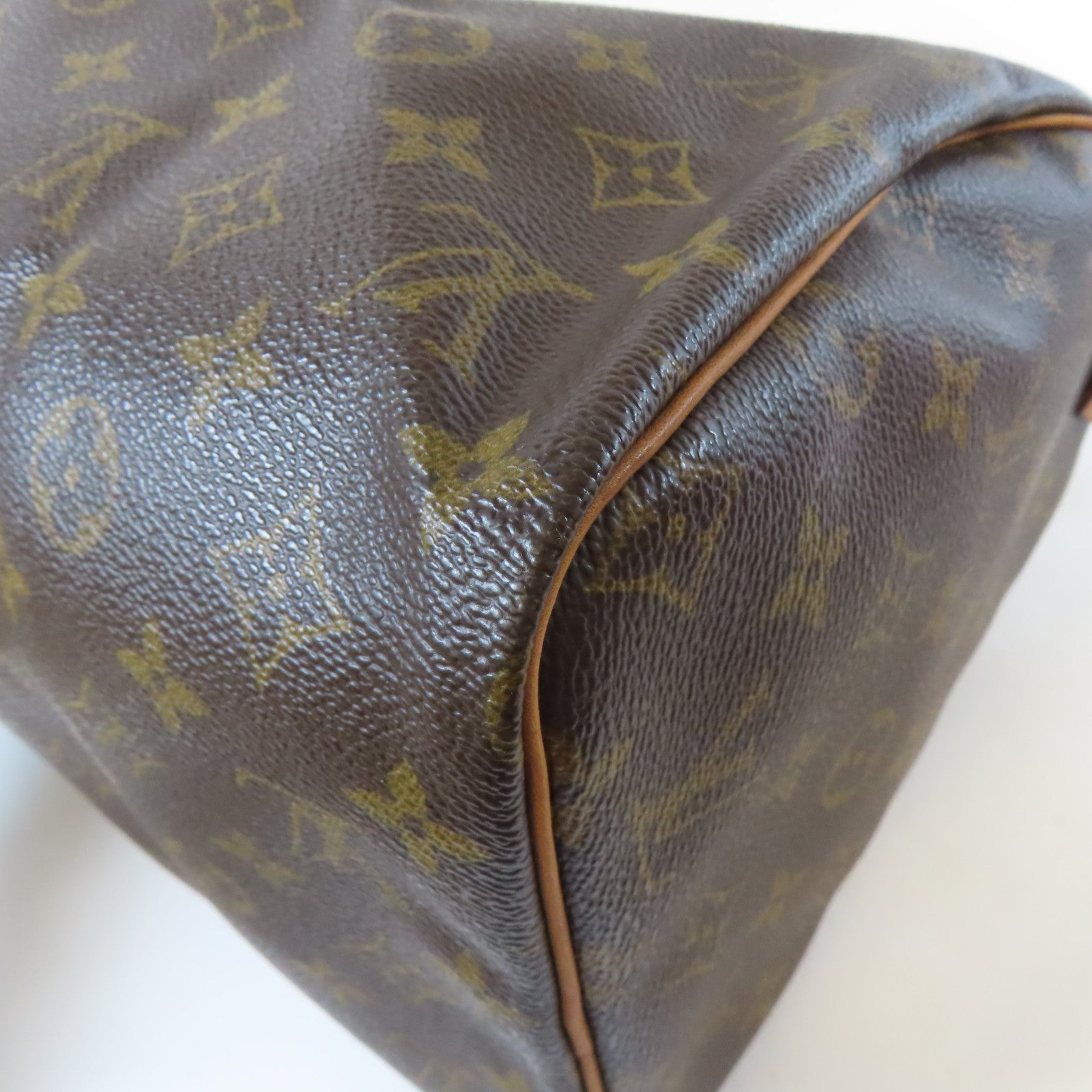 LOUIS VUITTON 【激減優惠】Monogram Speedy 30金扣手挽袋啡色