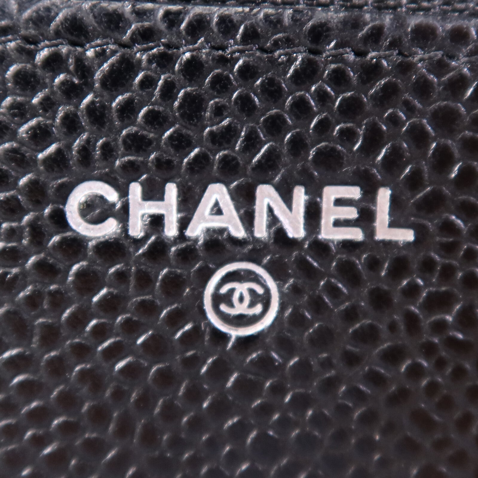 CHANEL 牛皮皮革WOC Wallet On Chain銀扣鏈帶肩背袋