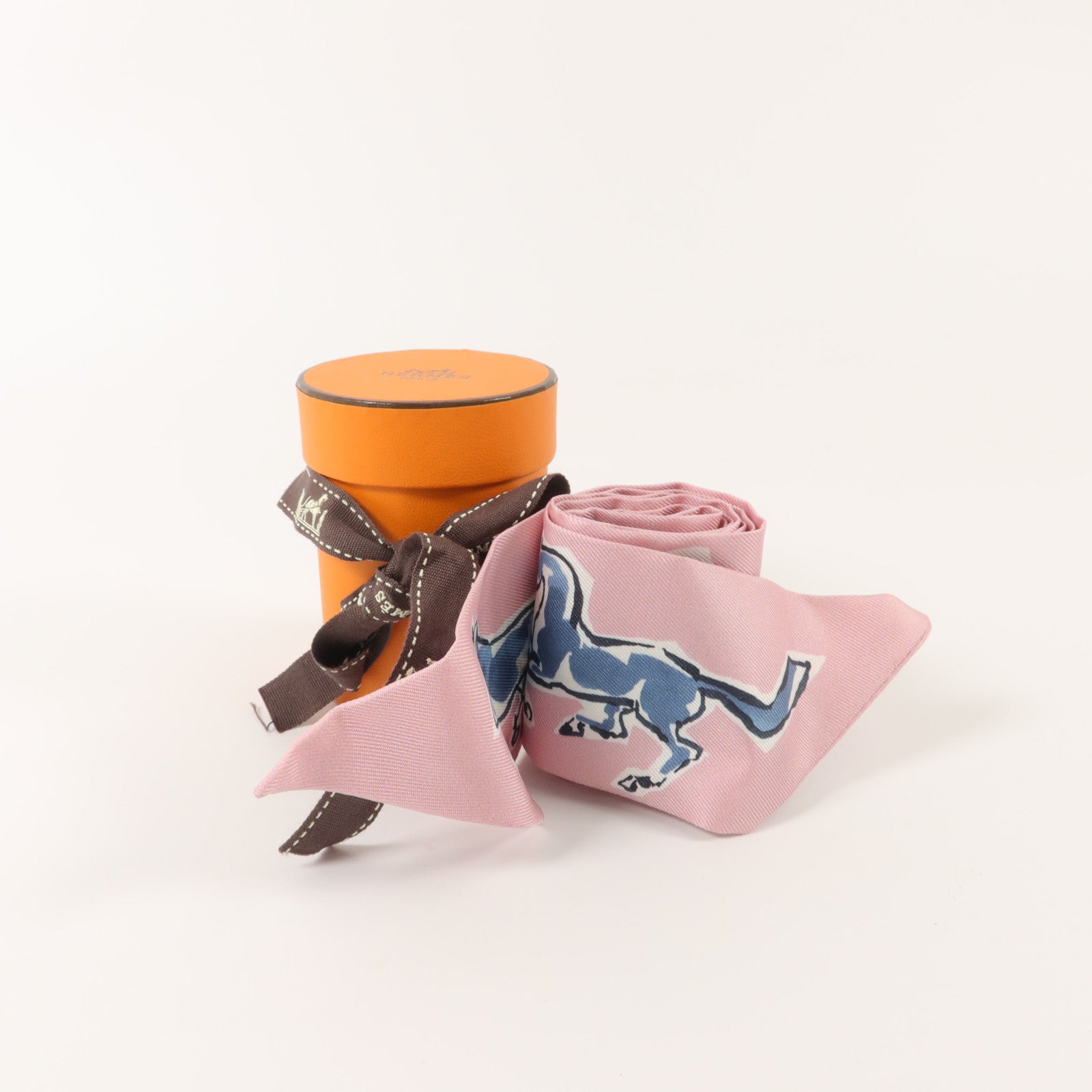 HERMES 絲質Twilly絲巾