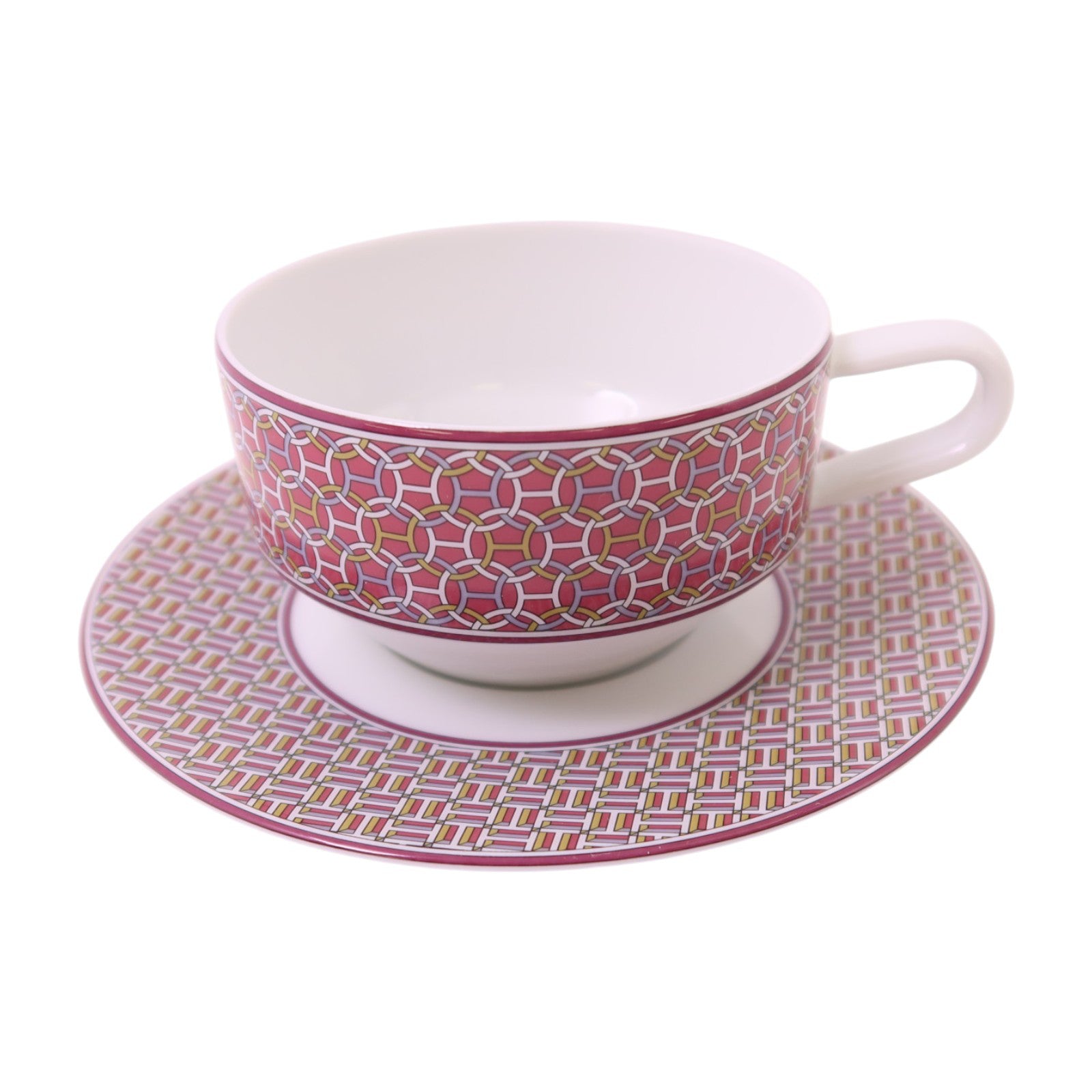 HERMES 陶瓷Tea Cups & Saucer Set x2pcs茶杯碟套裝