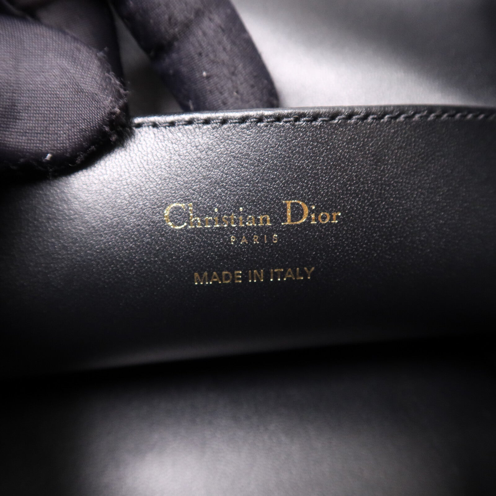 Dior 【激減優惠】羊皮皮革Caro Backpack Medium金扣背包