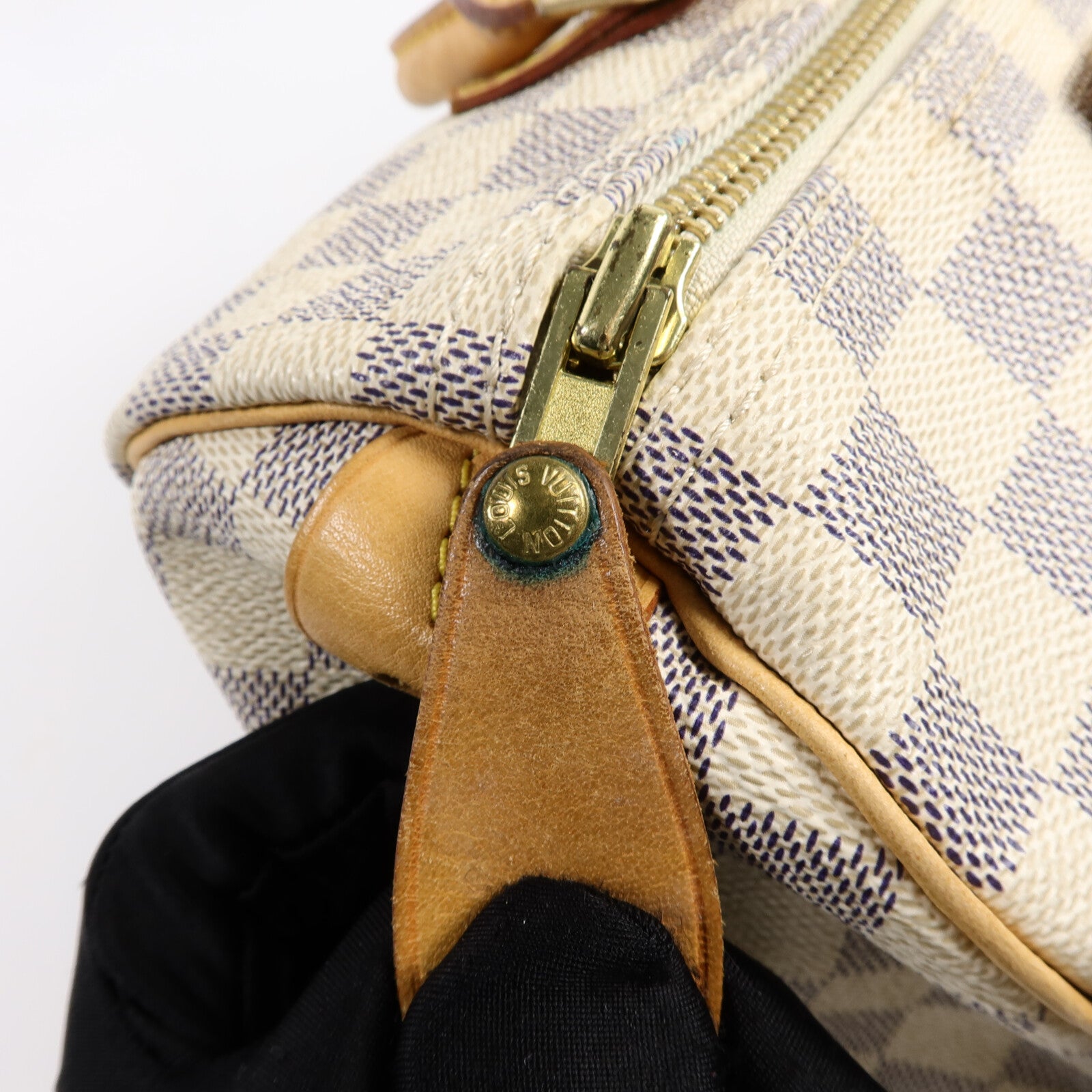 LOUIS VUITTON Damier Azur Speedy 30手挽袋