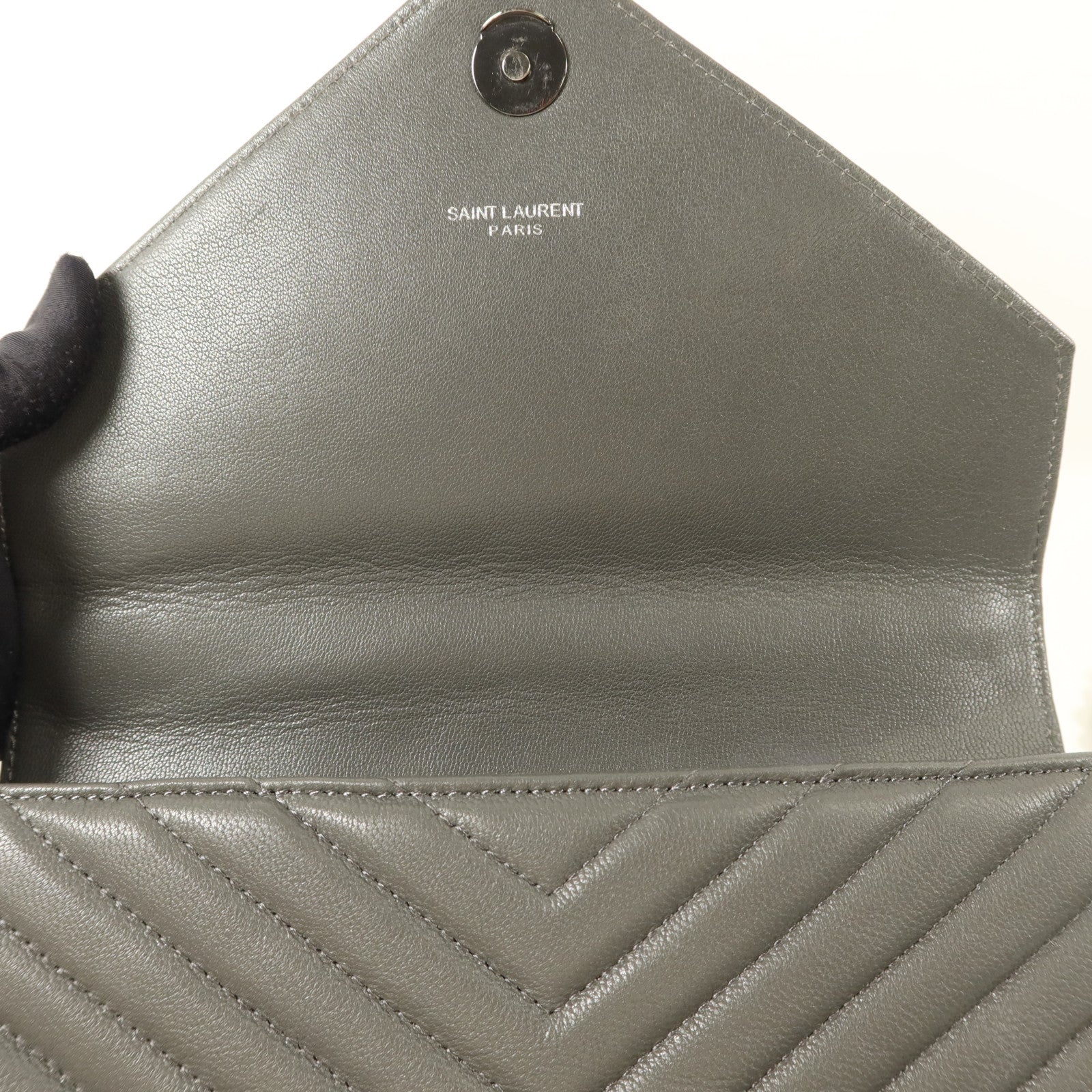 SAINT LAURENT 牛皮皮革College Bag鏈帶肩背袋