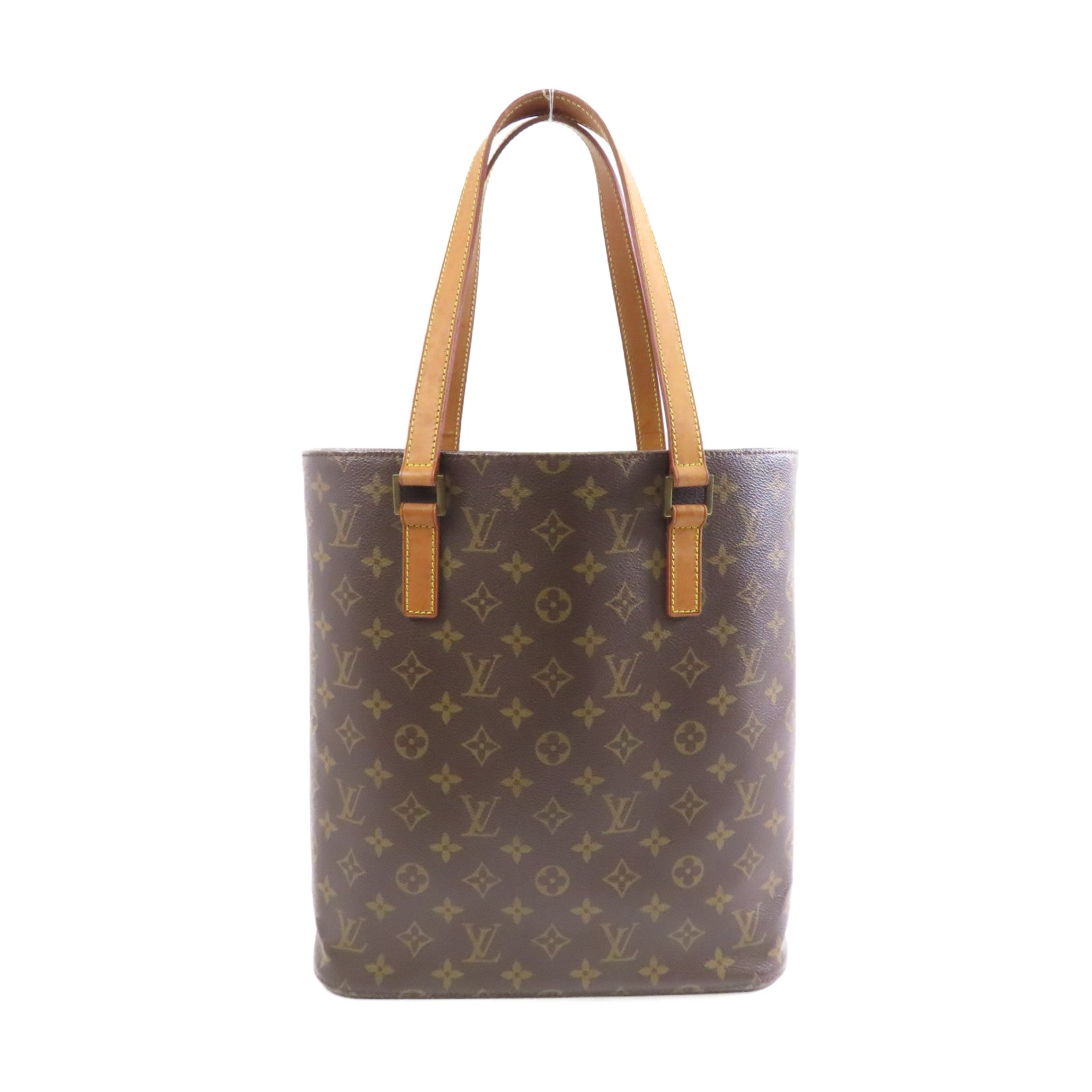 LOUIS VUITTON Monogram Vavin GM金扣手挽袋啡色