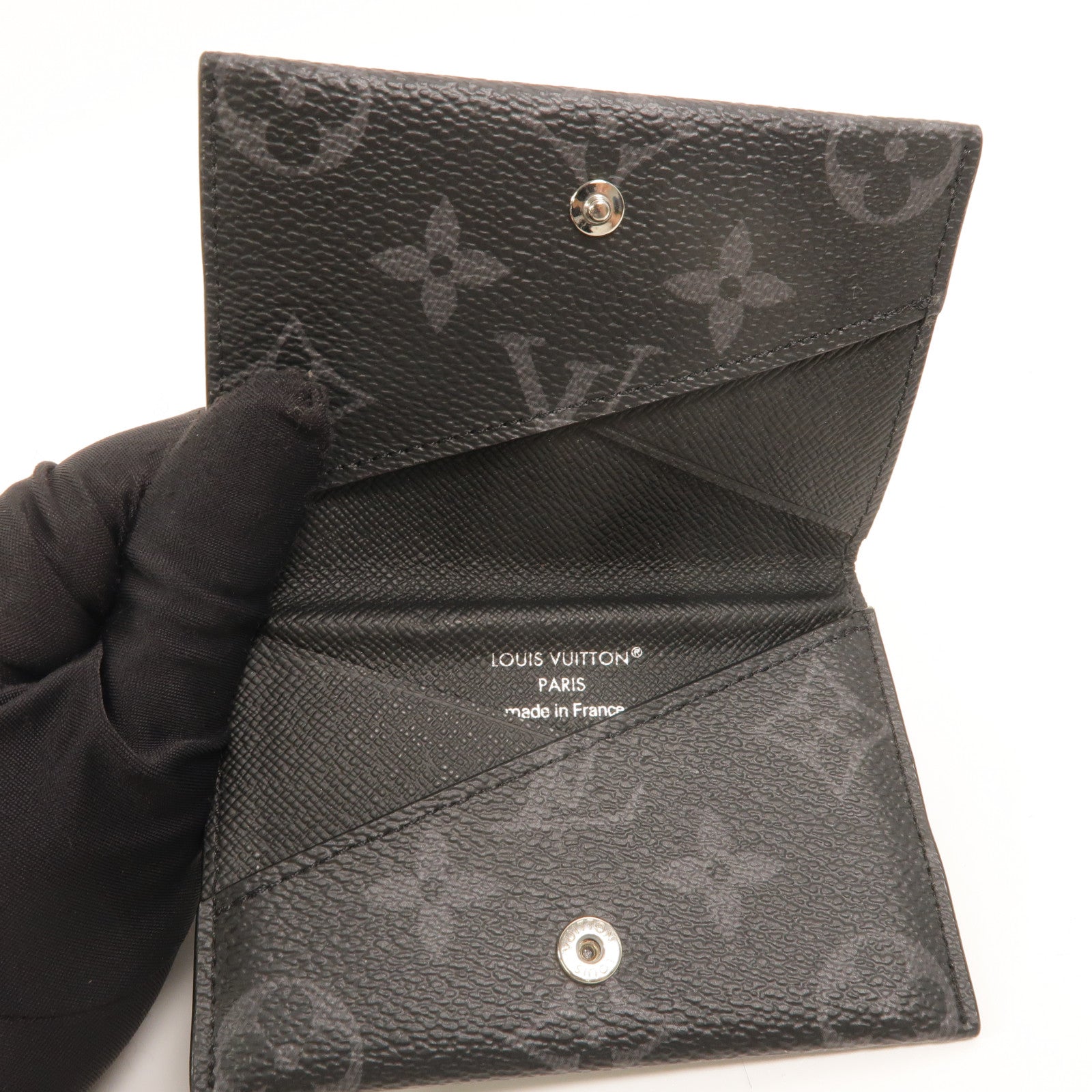 LOUIS VUITTON Monogram Eclipse Slim Card Case卡片套