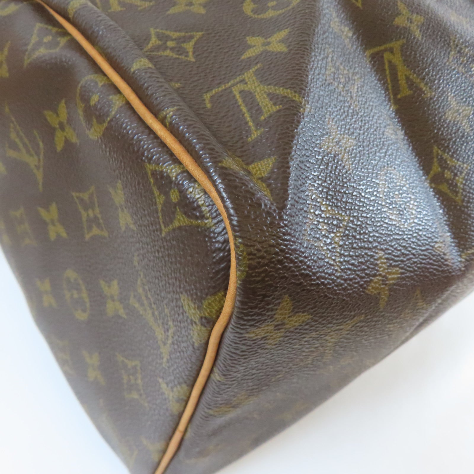 LOUIS VUITTON 【激減優惠】Monogram Speedy 30金扣手挽袋啡色