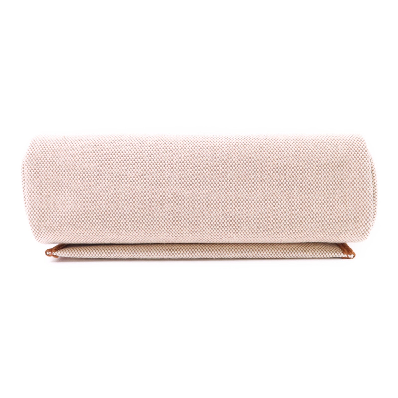HERMES 帆布Mini Herbag銀扣肩背袋Gold