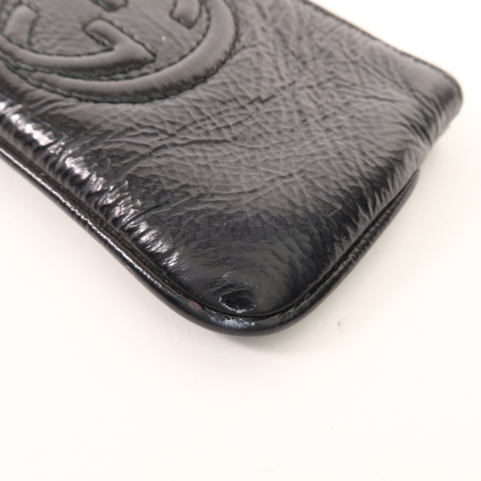 GUCCI 牛皮皮革Key Case金扣鑰匙包