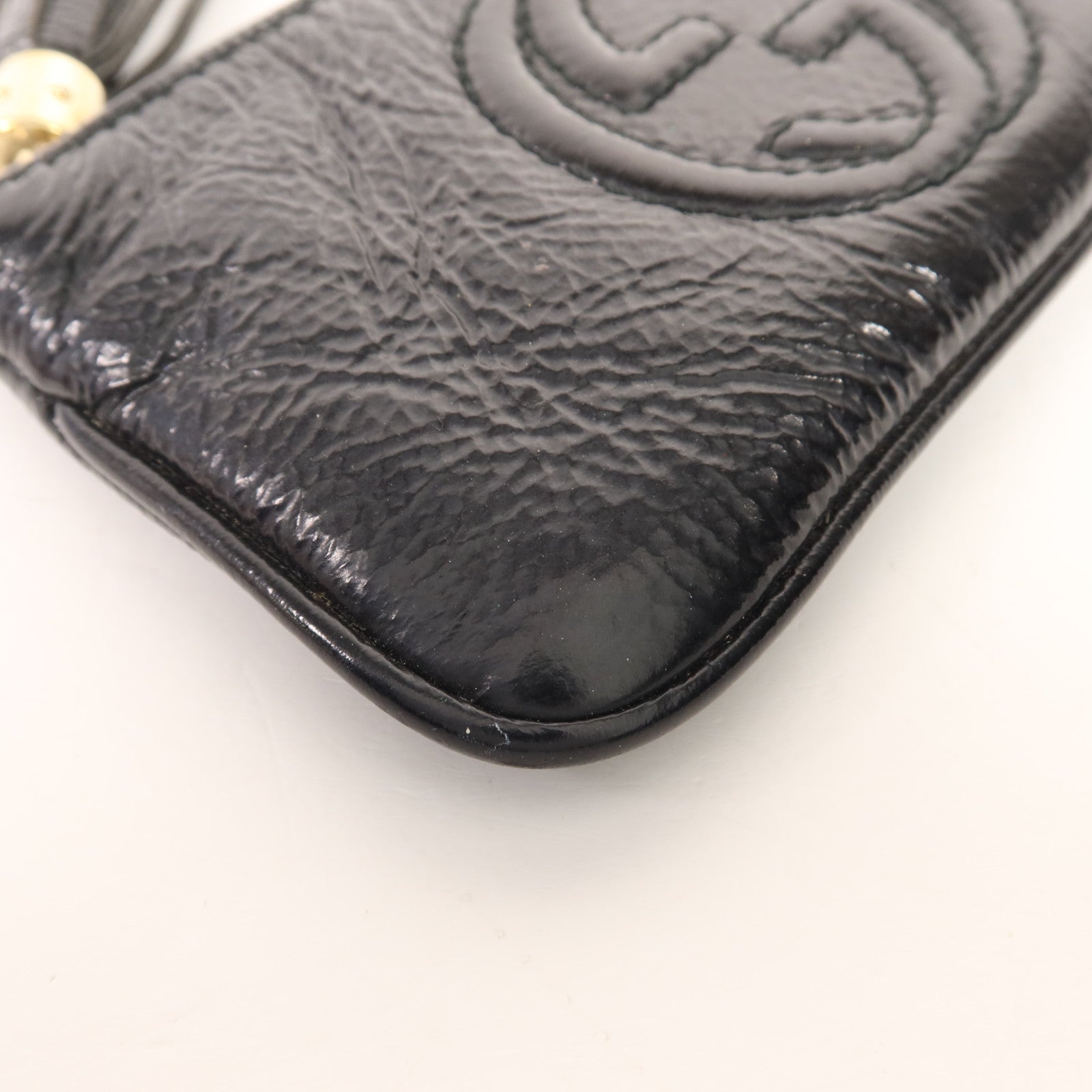 GUCCI 牛皮皮革Key Case金扣鑰匙包