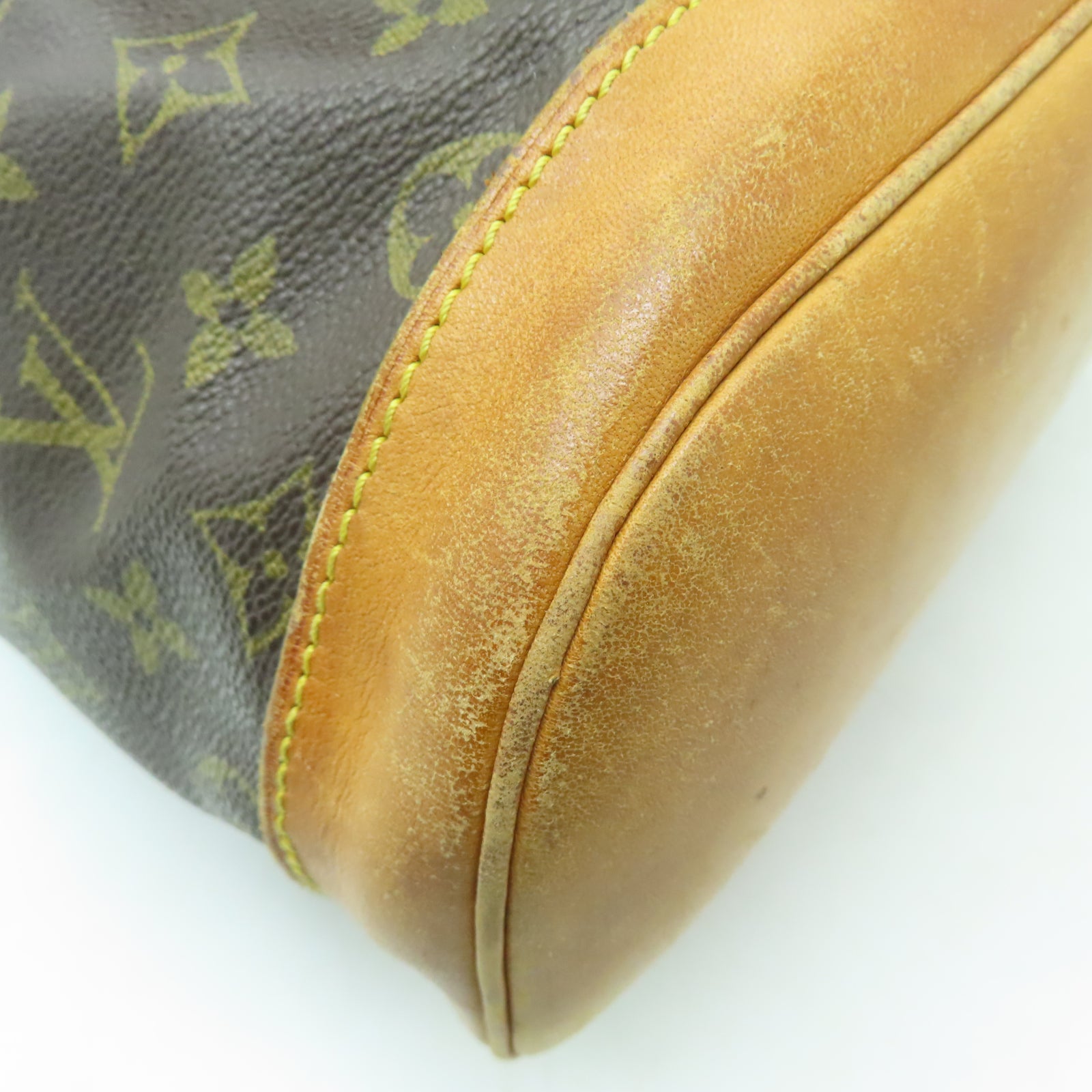 LOUIS VUITTON 【激減優惠】Monogram Montsouris GM金扣背包啡色