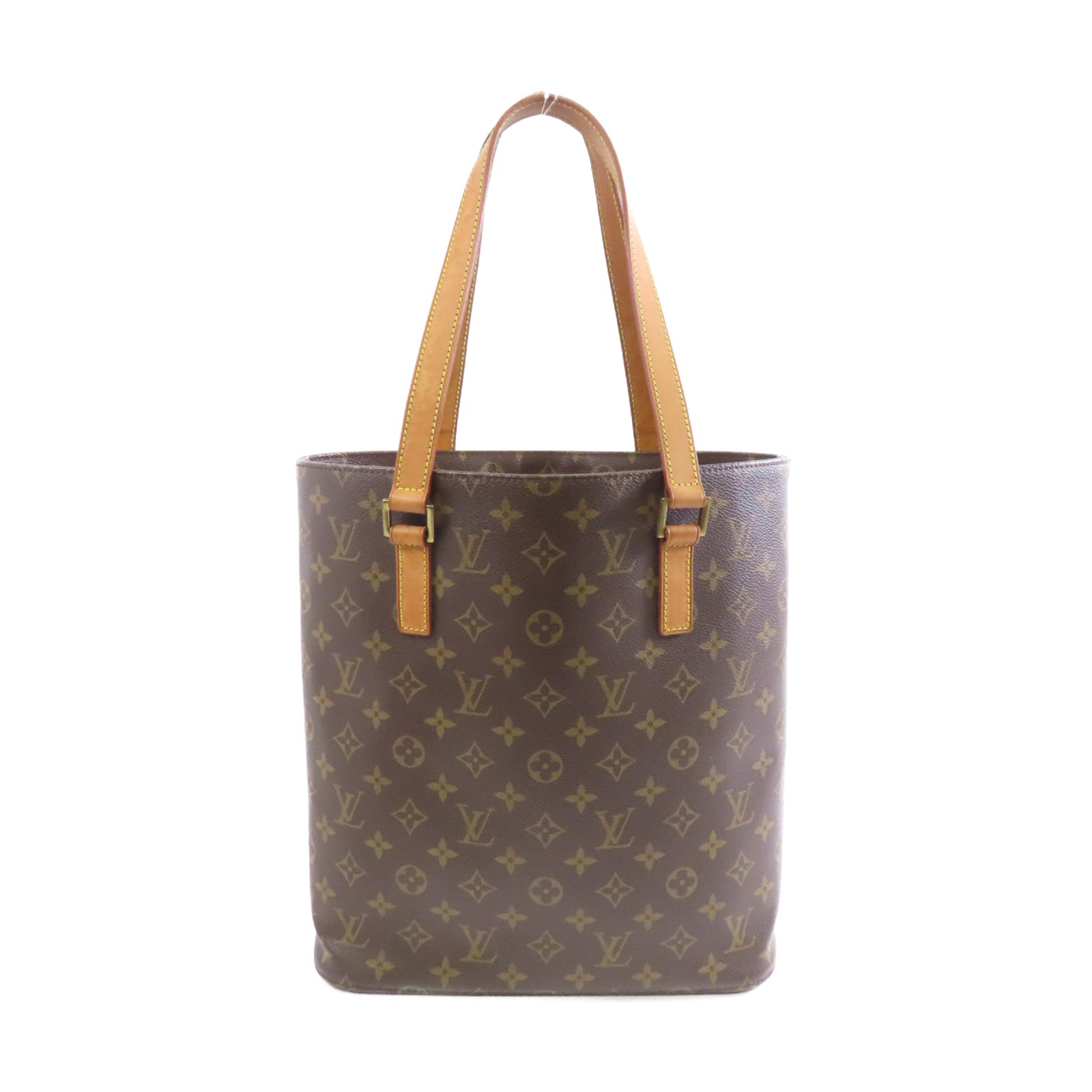 LOUIS VUITTON Monogram Vavin GM金扣手挽袋啡色