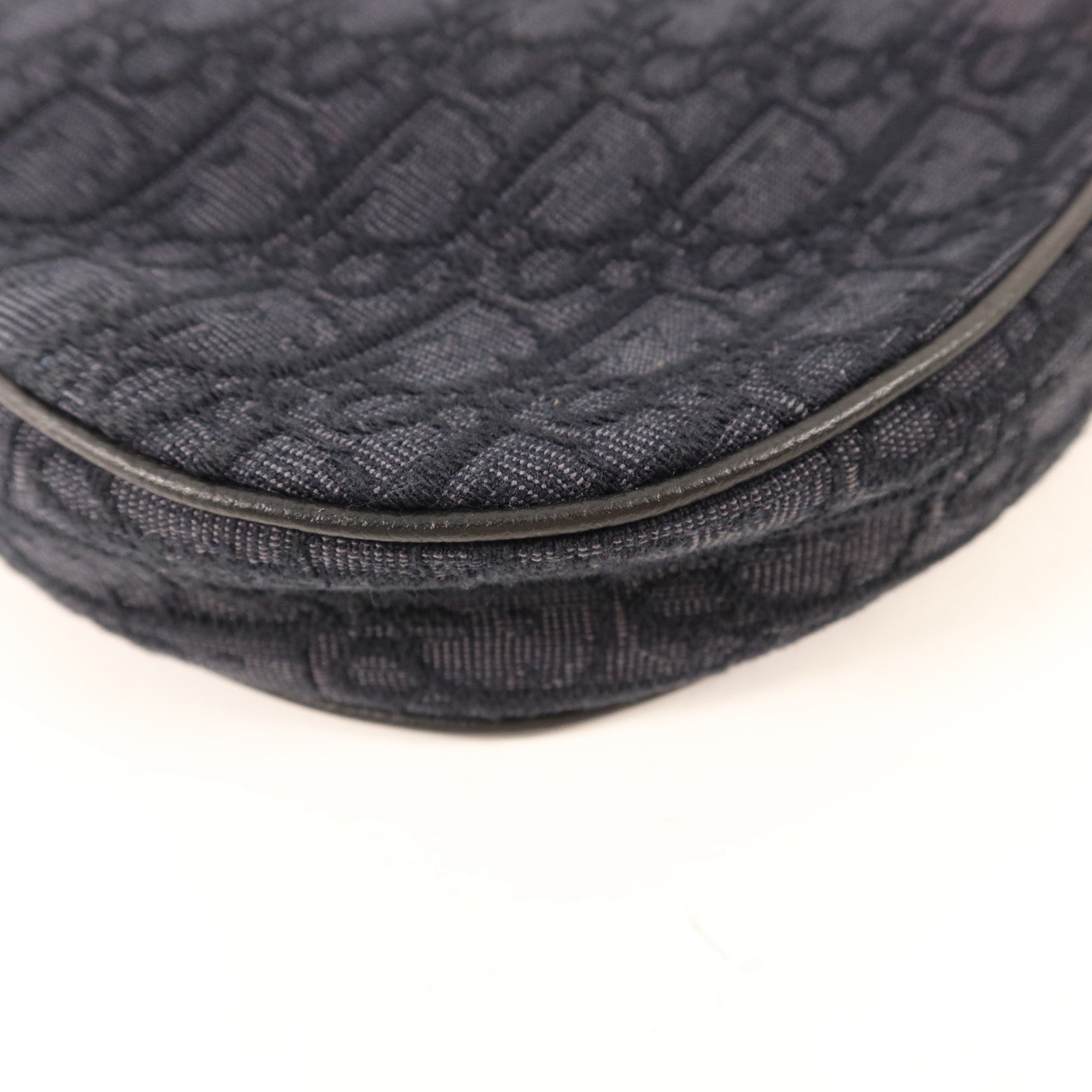 Dior 【激減優惠】帆布Saddle Bag銀扣肩背袋