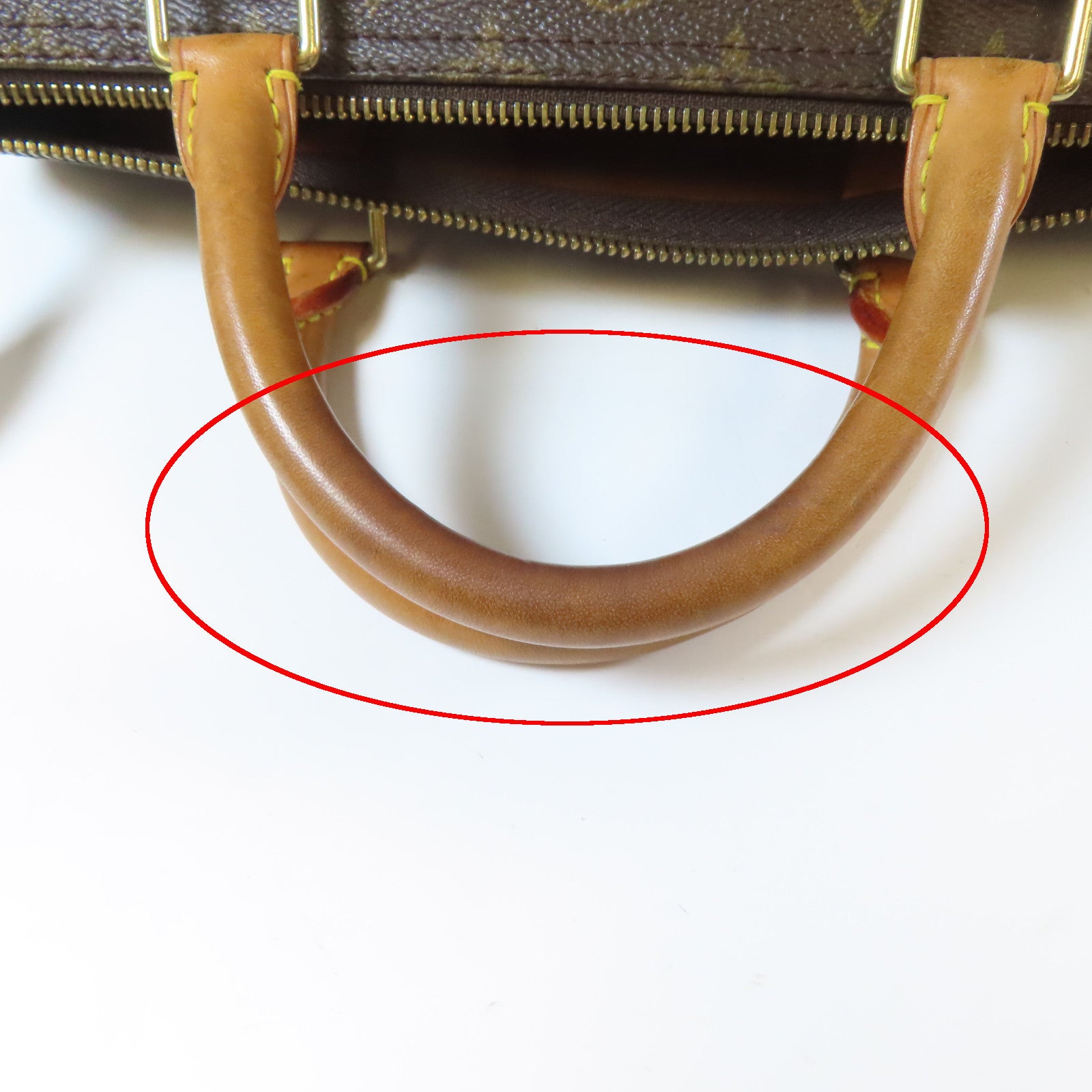 LOUIS VUITTON 【激減優惠】Monogram Speedy 30金扣手挽袋啡色