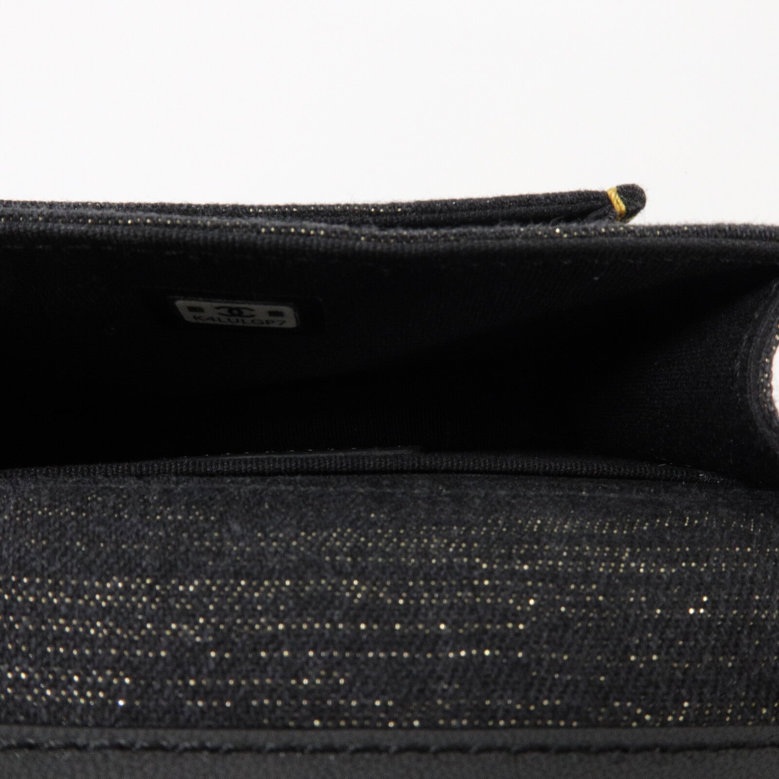 CHANEL 牛仔布Clutch with Chain鏈帶肩背袋