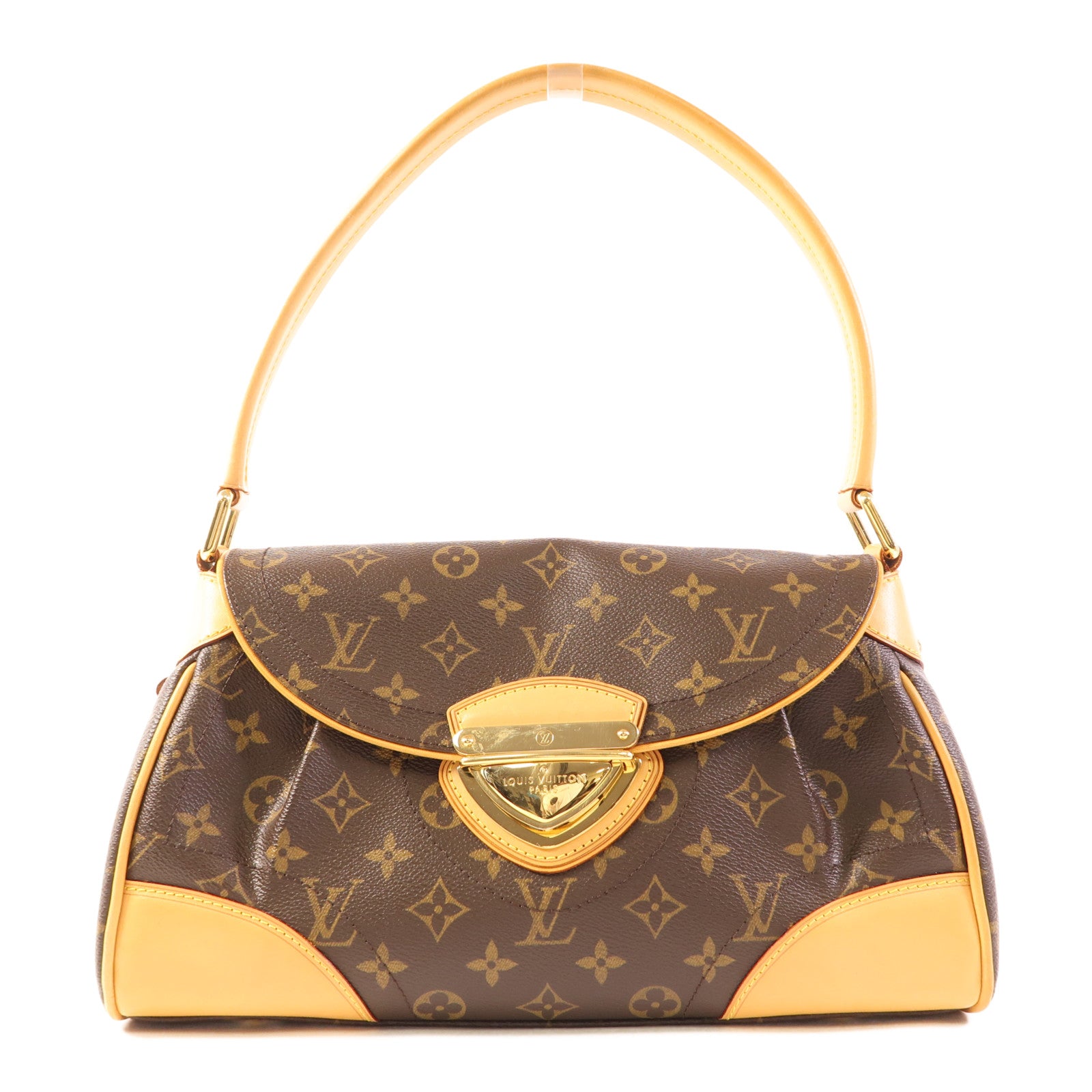 LOUIS VUITTON Monogram Beverly MM金扣肩背袋