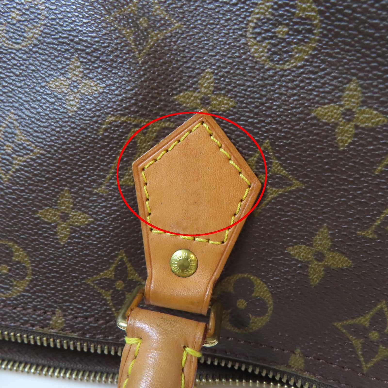 LOUIS VUITTON 【激減優惠】Monogram Speedy 30金扣手挽袋啡色