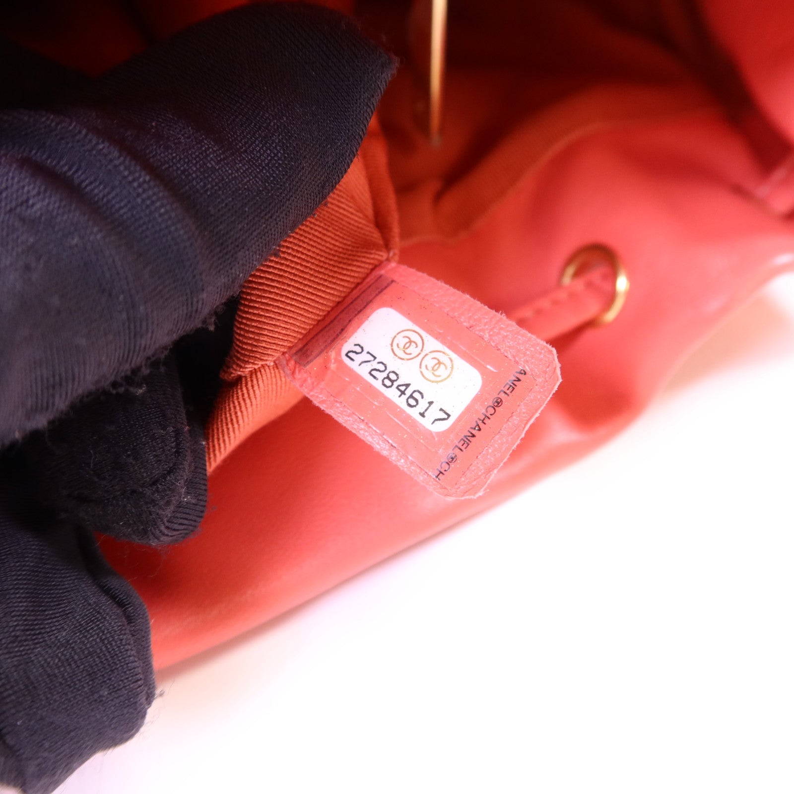 CHANEL 【激減優惠】羊皮皮革Backpack金扣背包