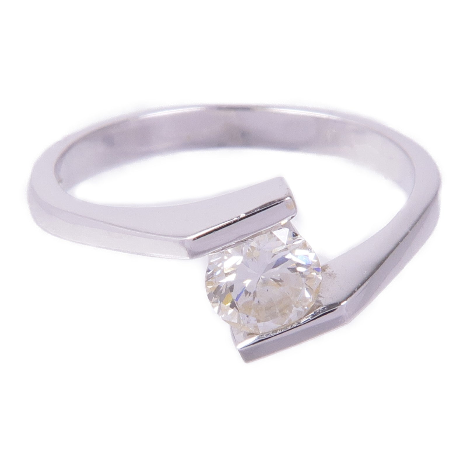 JEWELRY 【激減優惠】18K白金Diamond Ring鑽石戒指US#5.75
