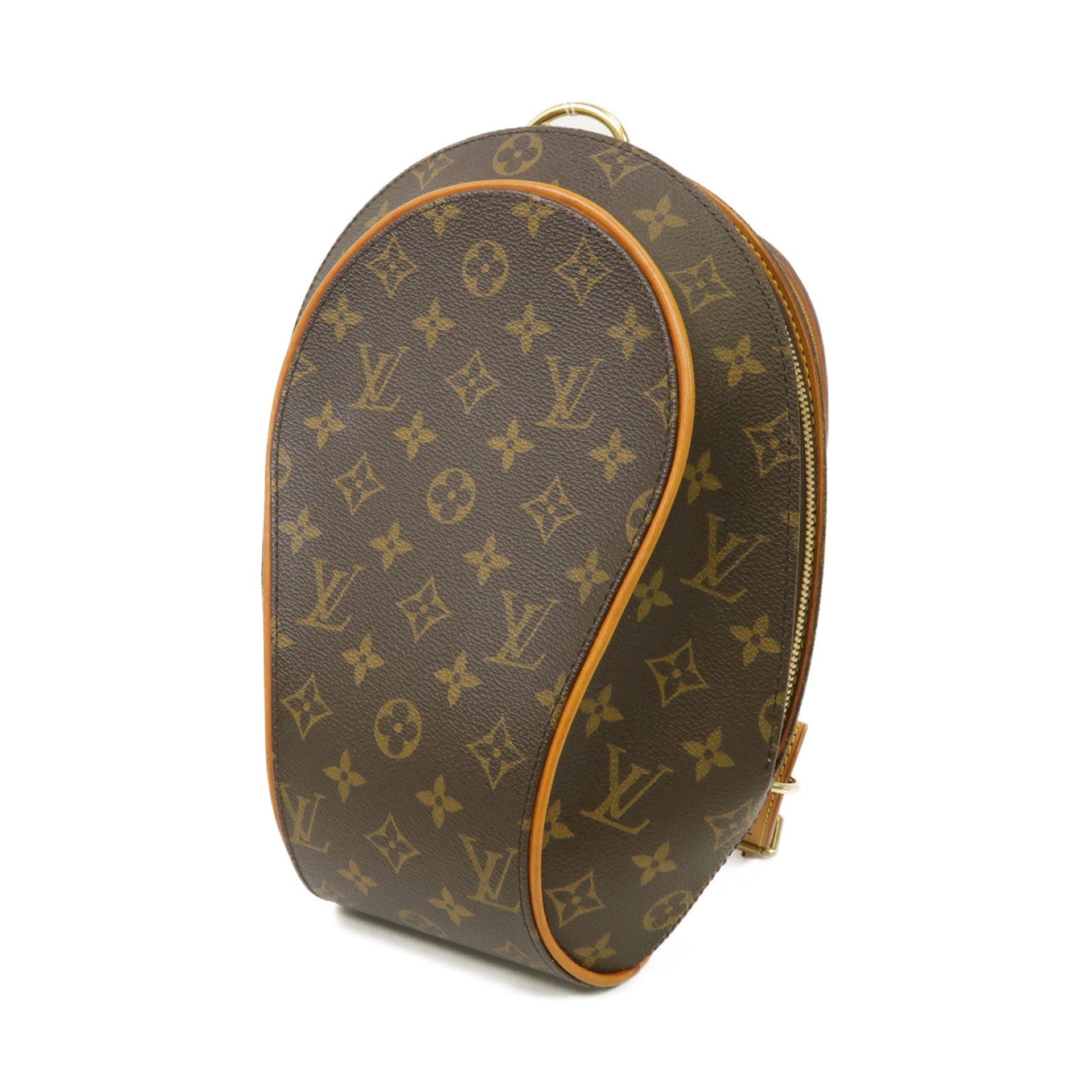 LOUIS VUITTON Monogram Ellipse Sac A Dos Backpack金扣背包棕色