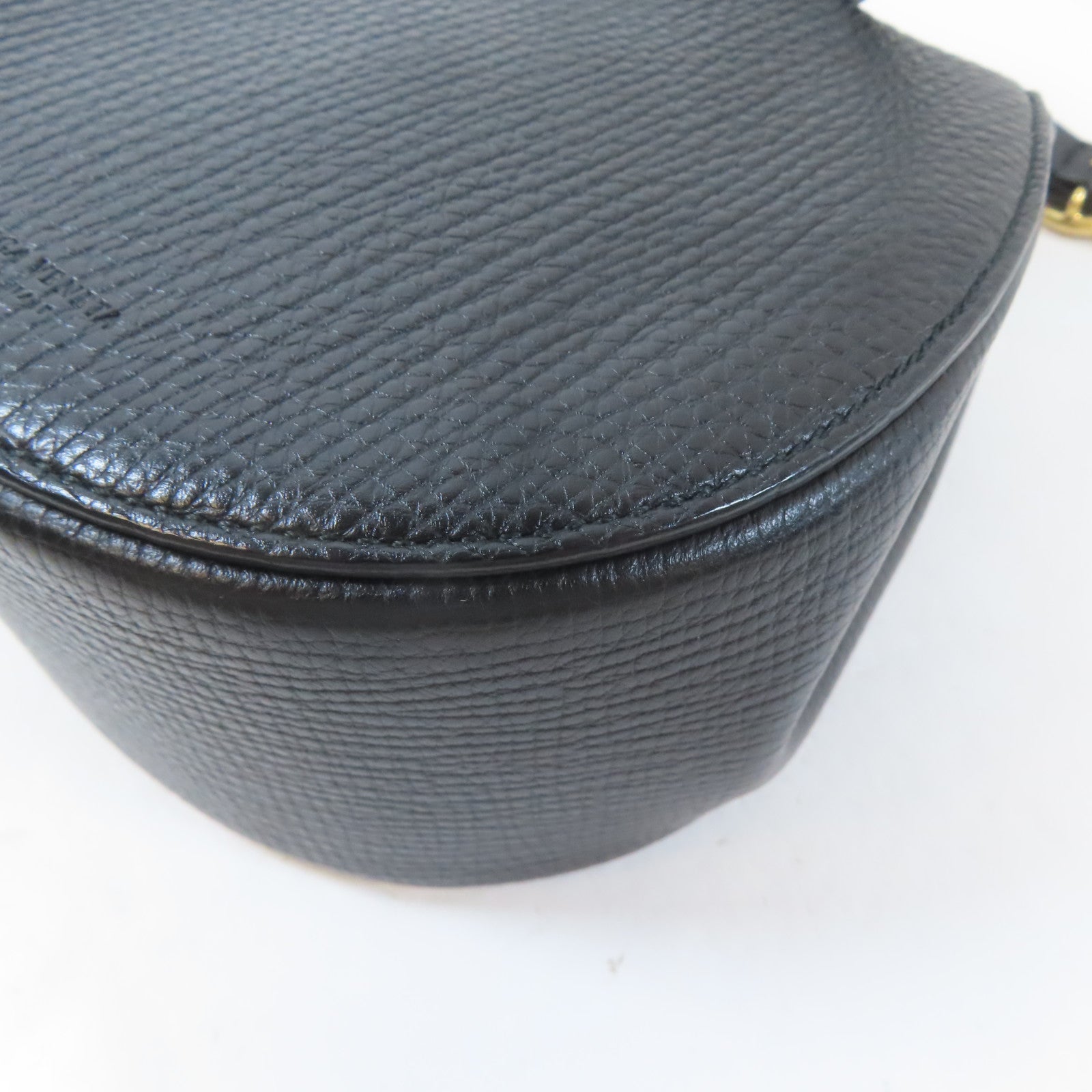 BOTTEGA VENETA 【激減優惠】牛皮皮革Palmellato Belt Bag金扣肩背袋黑色