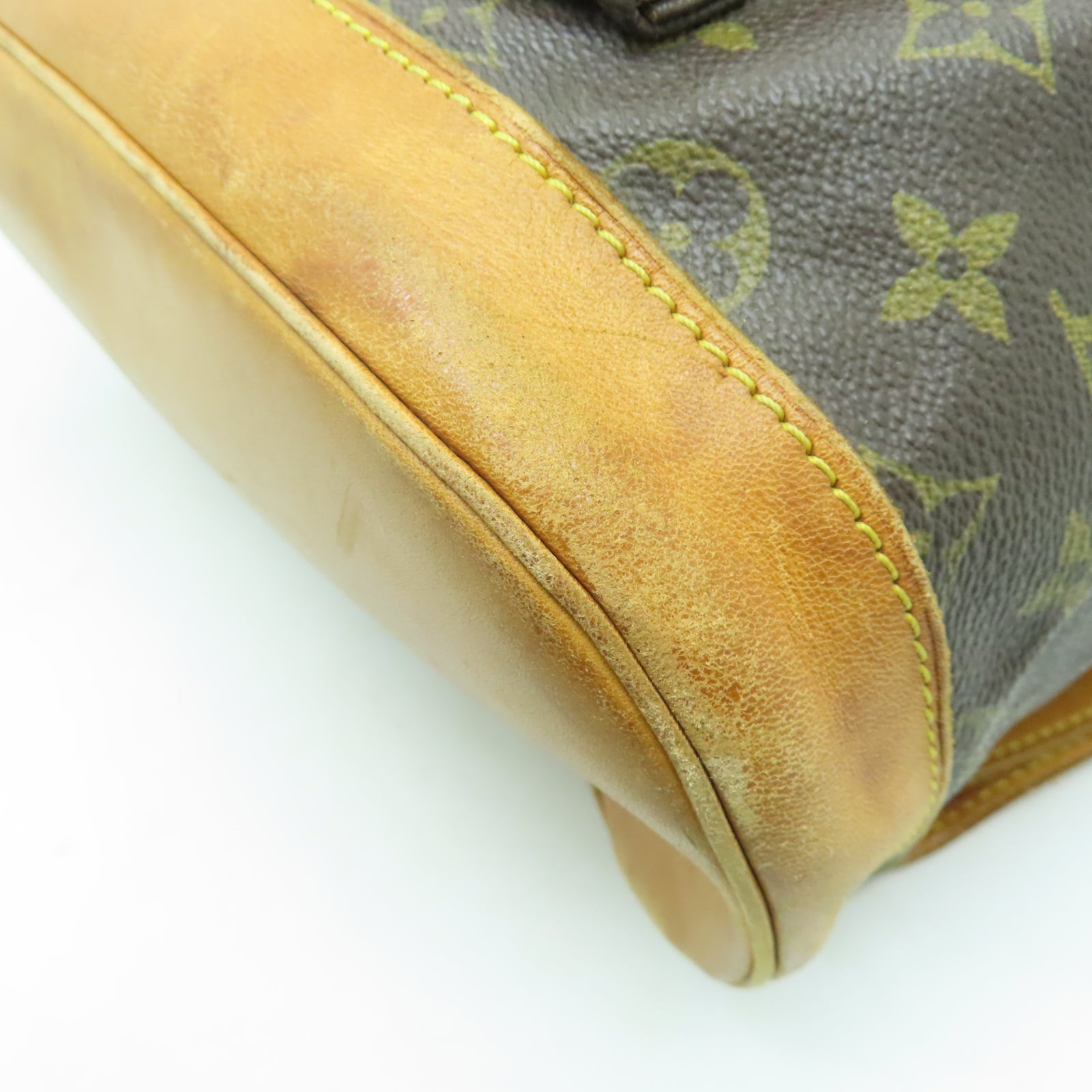 LOUIS VUITTON 【激減優惠】Monogram Montsouris GM金扣背包啡色