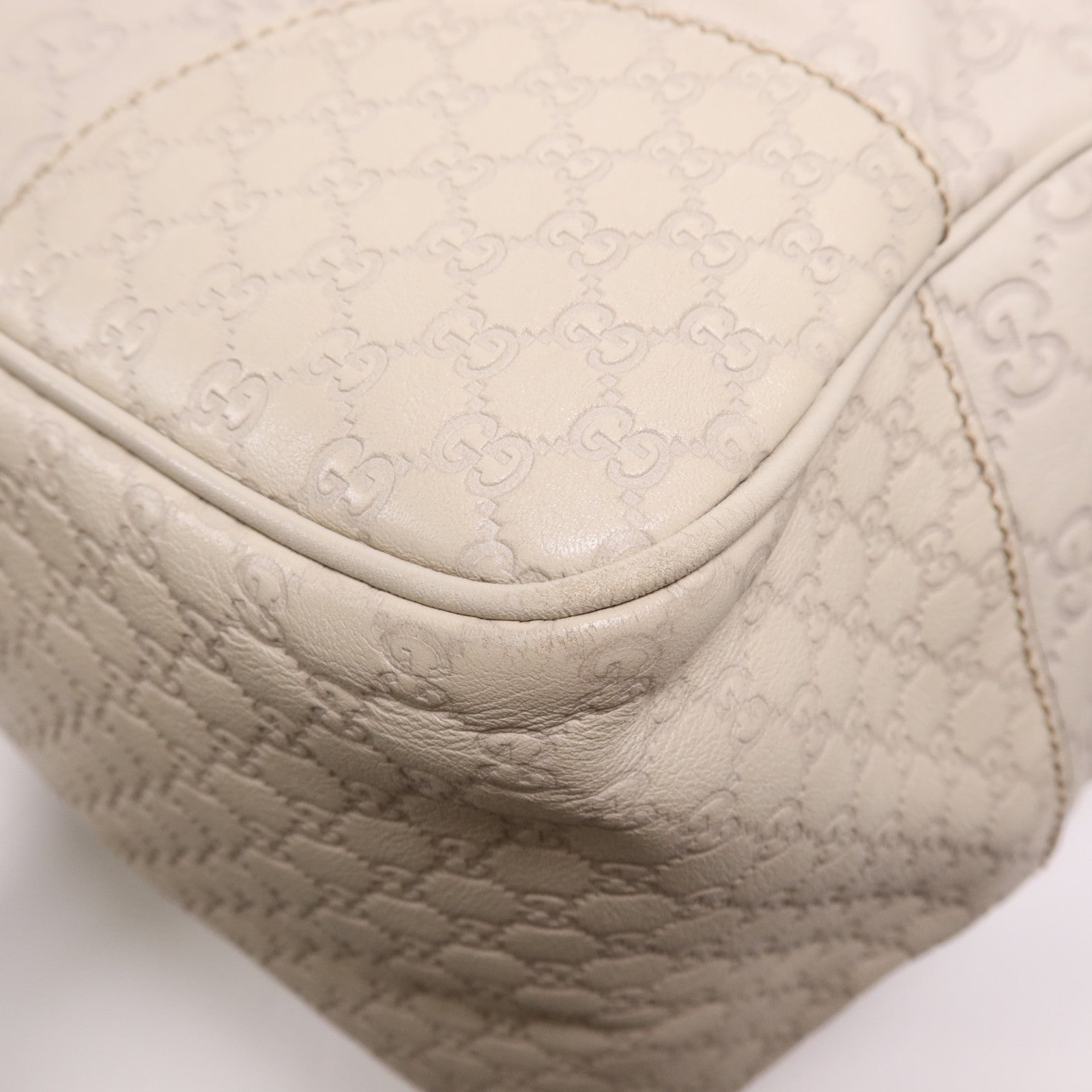 GUCCI 牛皮皮革Tote Bag金扣手挽袋