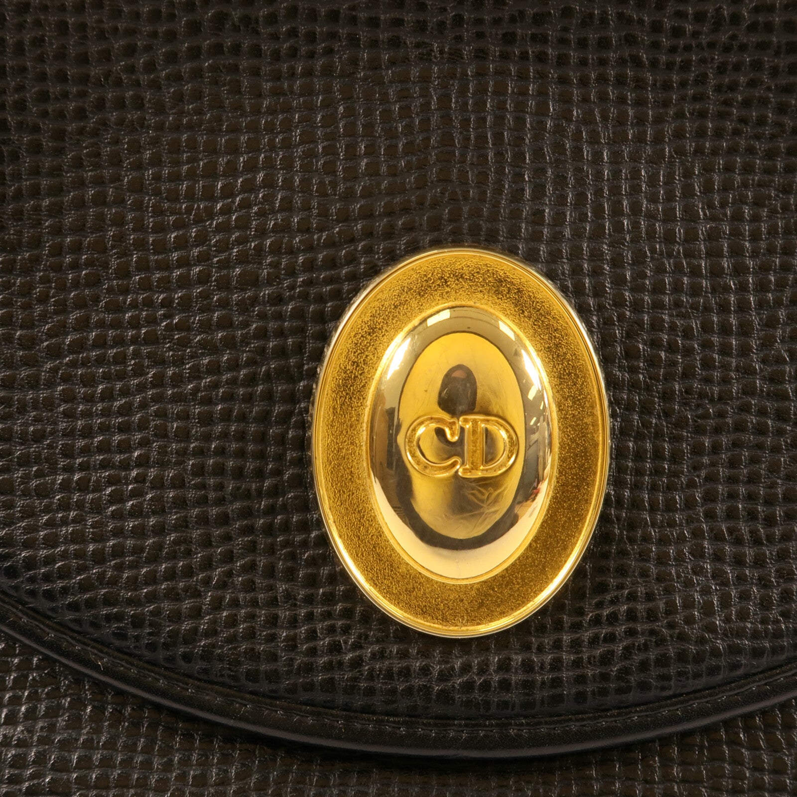 Dior 牛皮皮革Vintage Hand Bag金扣手挽袋