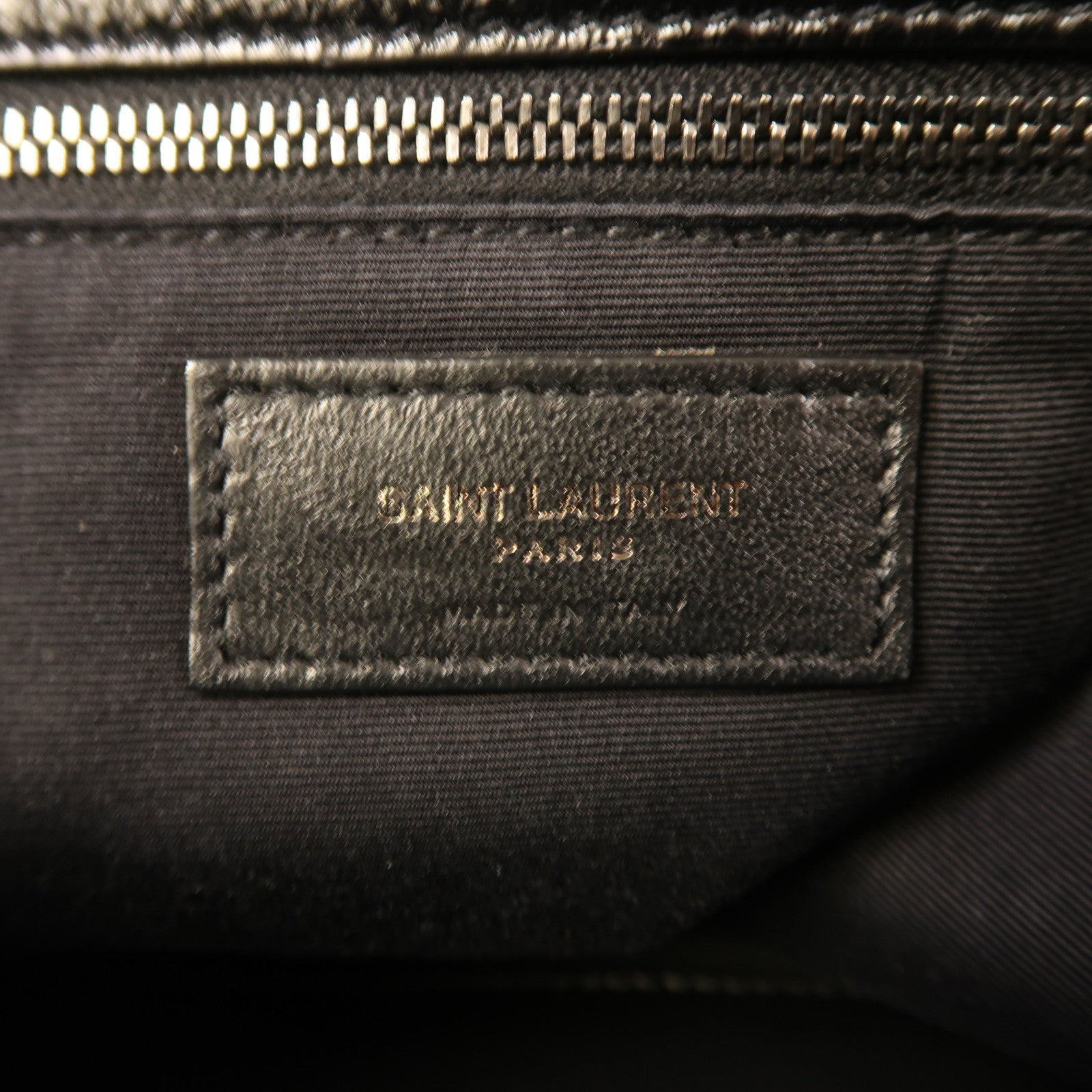 SAINT LAURENT 牛皮皮革Niki Medium銀扣鏈帶肩背袋黑色