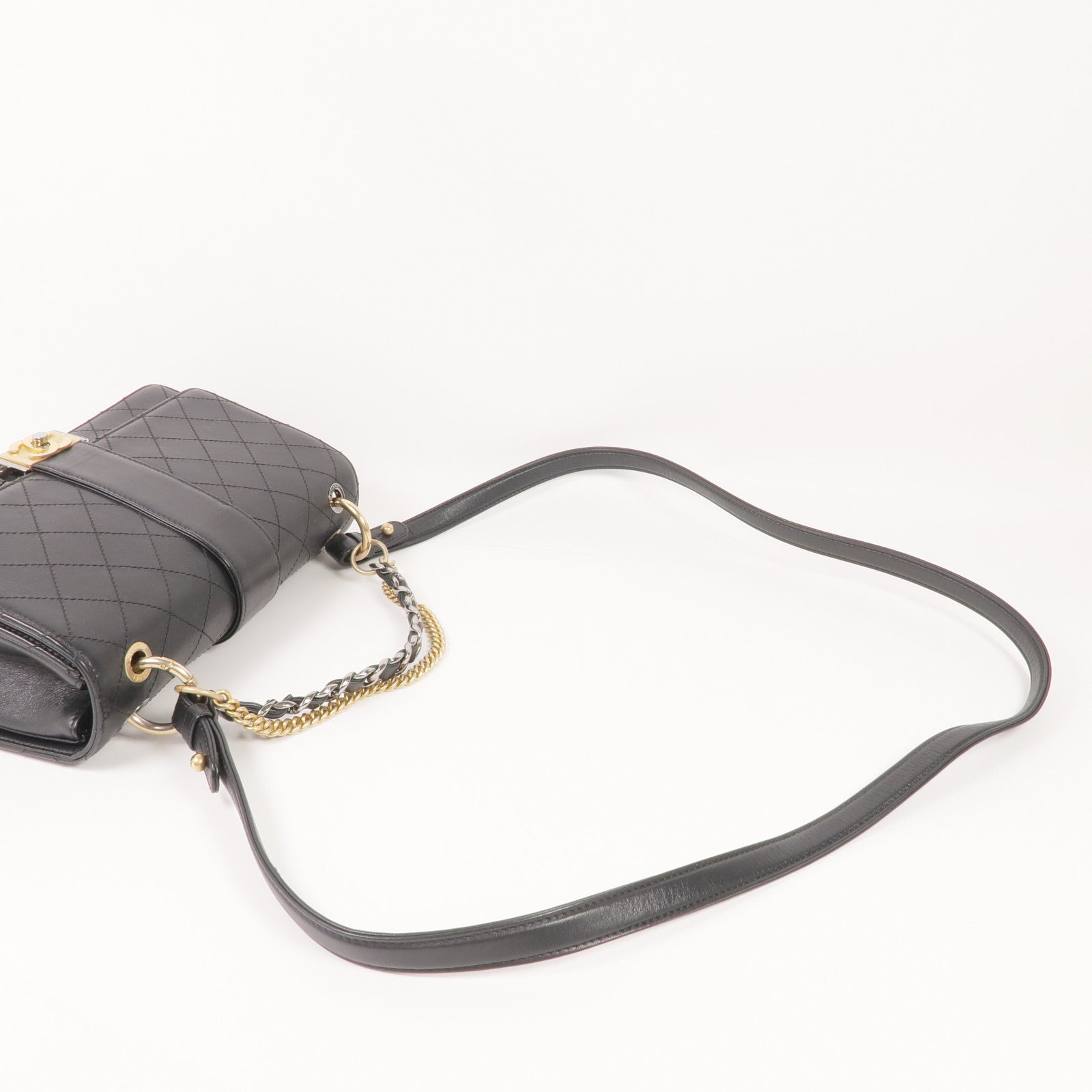 CHANEL 牛皮皮革2 Way Shoulder手挽肩背兩用袋