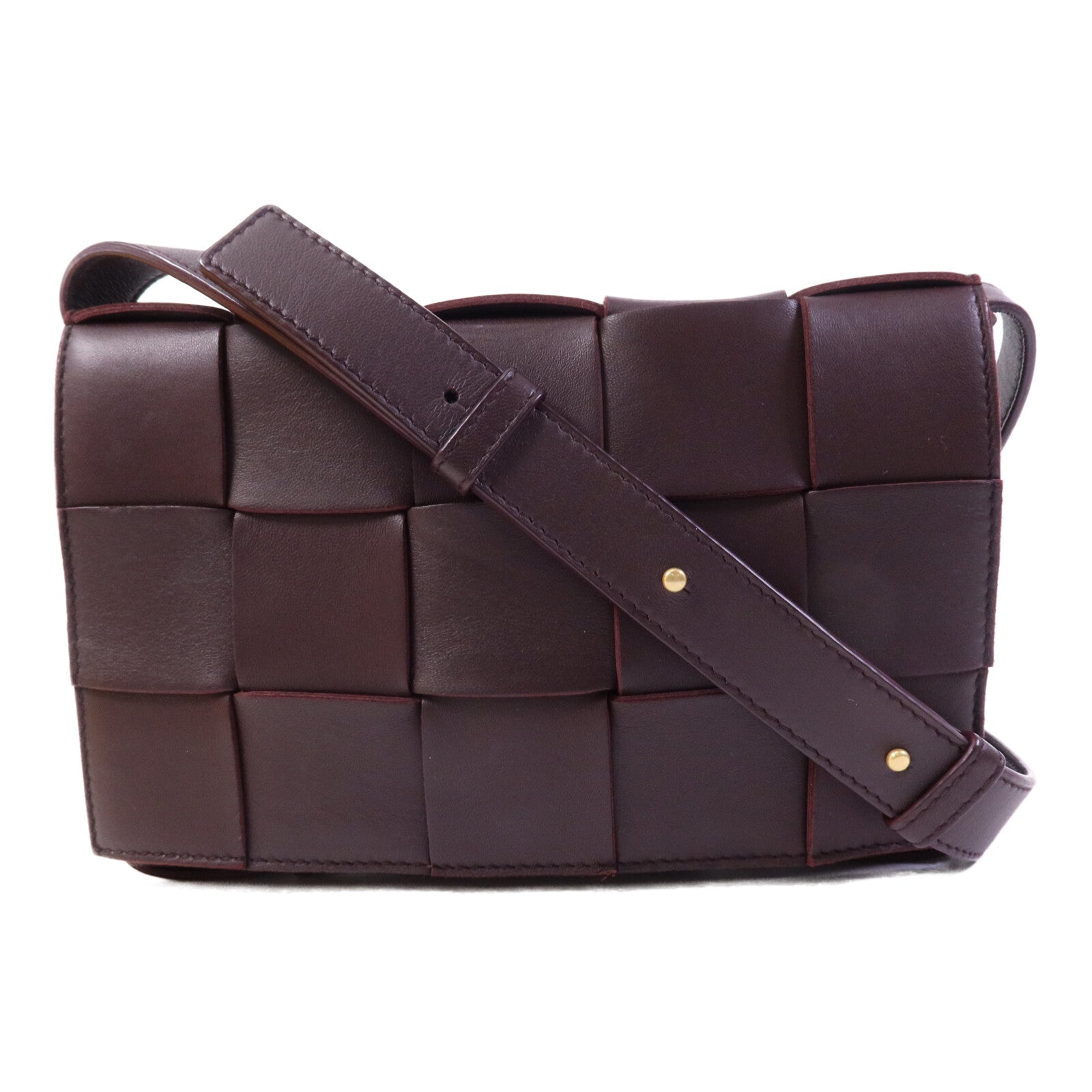 BOTTEGA VENETA 羊皮皮革Cassette Bag金扣肩背袋