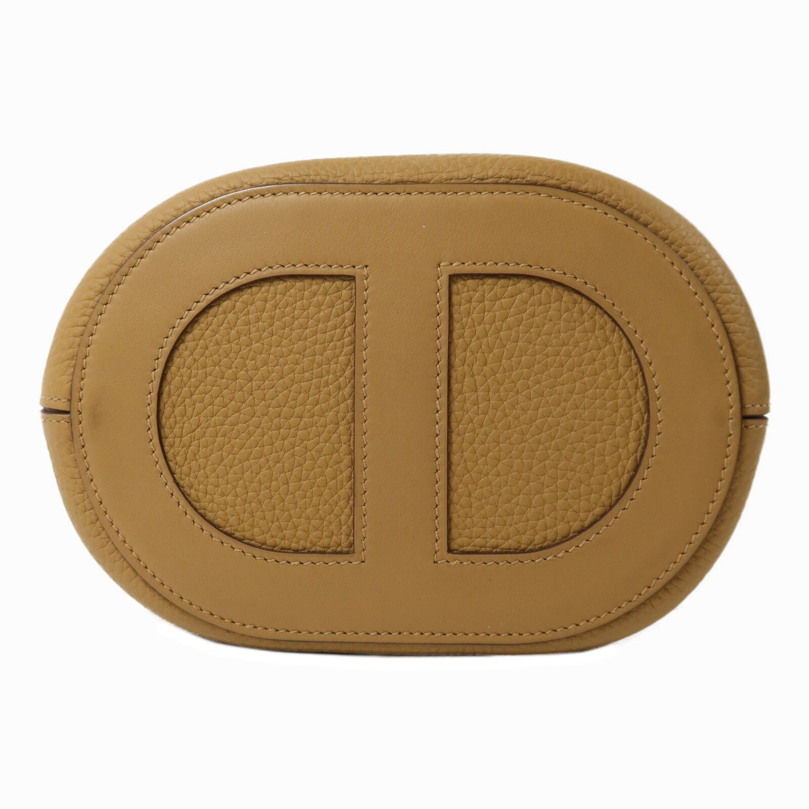 HERMES Clemence皮革In The Loop 18手挽袋Biscuit