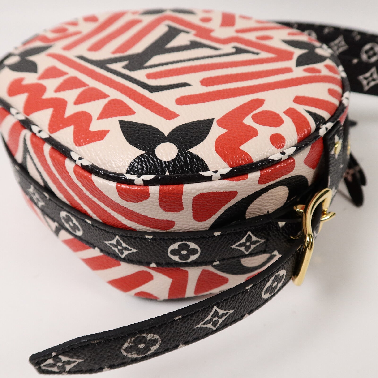 LOUIS VUITTON Monogram Giant Crafty Boite Chapoe Soupe肩背袋