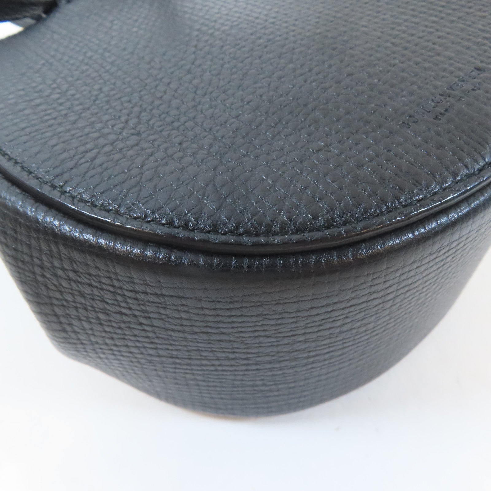 BOTTEGA VENETA 【激減優惠】牛皮皮革Palmellato Belt Bag金扣肩背袋黑色