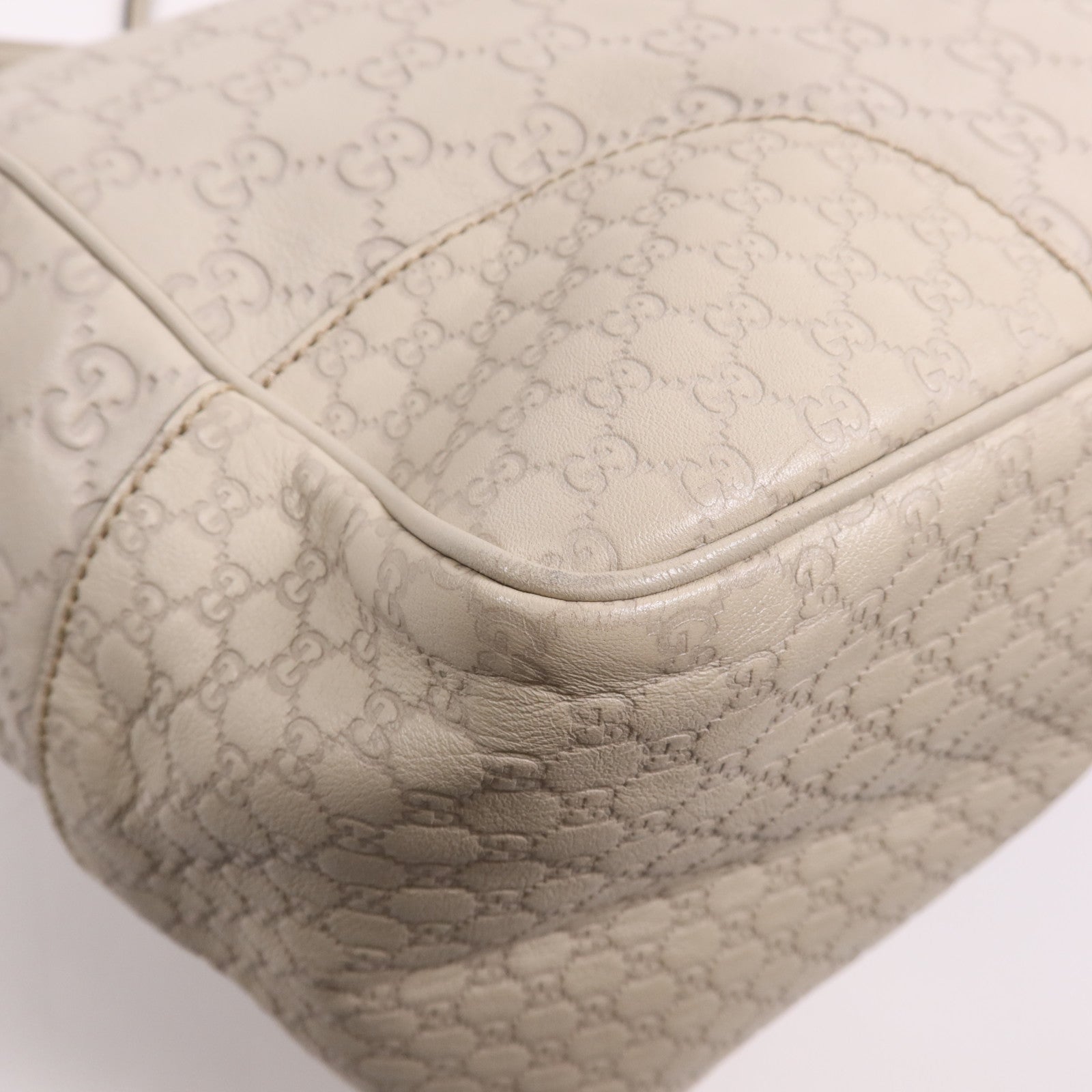 GUCCI 牛皮皮革Tote Bag金扣手挽袋