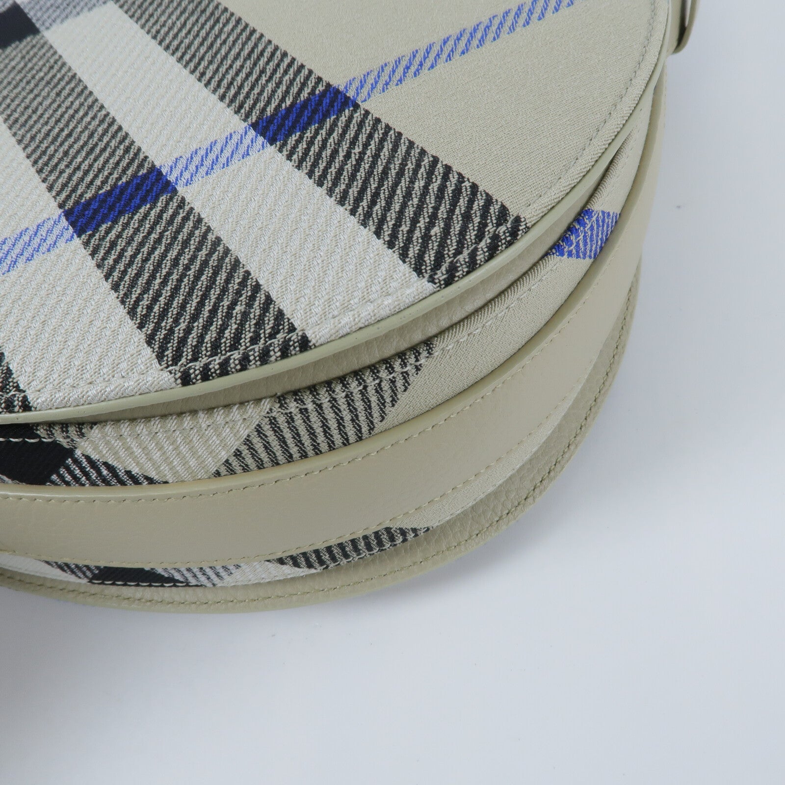 BURBERRY 帆布/牛皮皮革Rocking Horse Bag Medium肩背袋