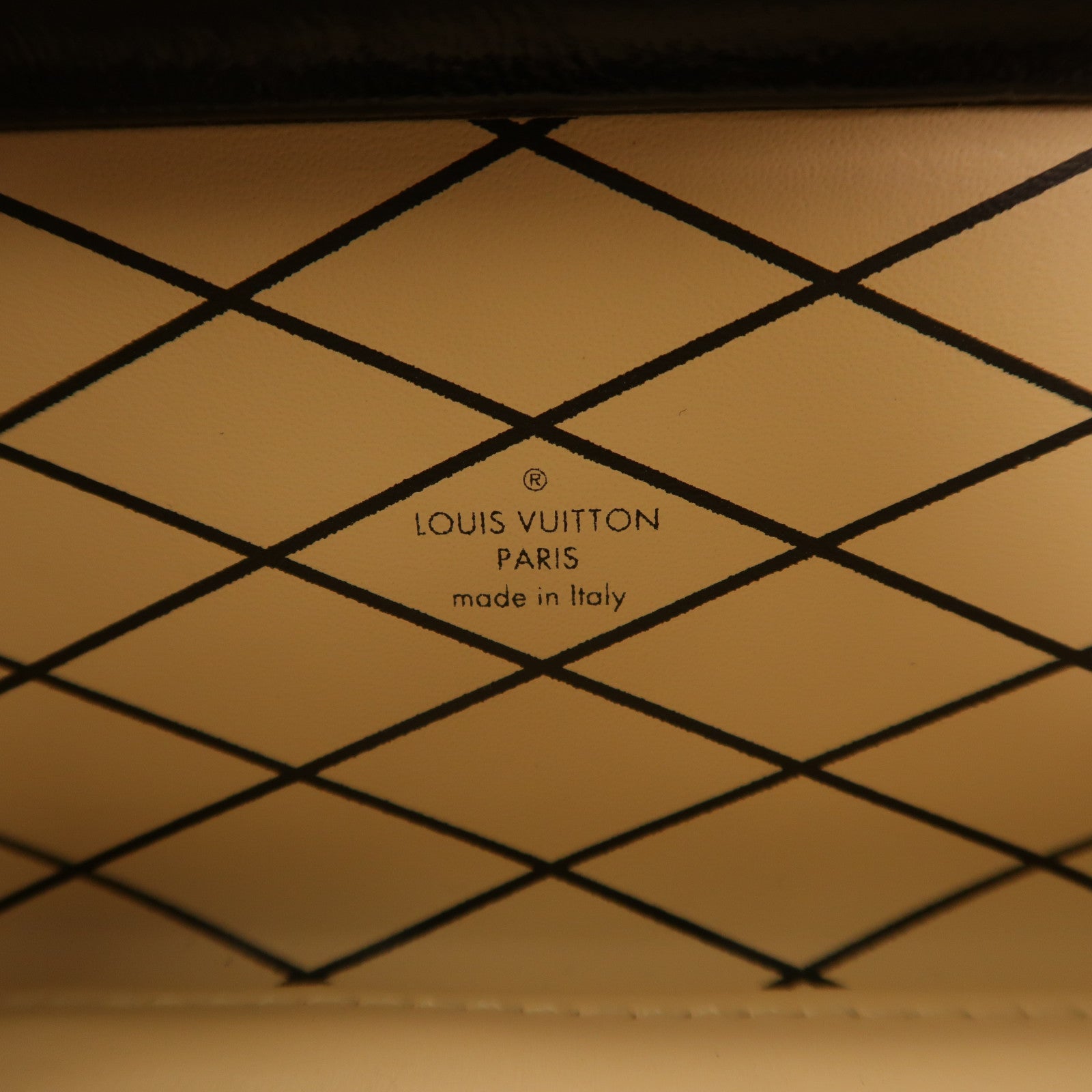 LOUIS VUITTON LV Vanity Case 2 Way Shoulder Bag M23575 Calfskin Leather Black