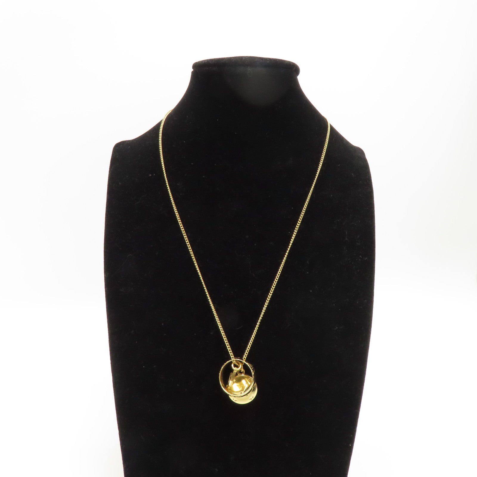 LOUIS VUITTON 金屬Monogram Necklace項鍊