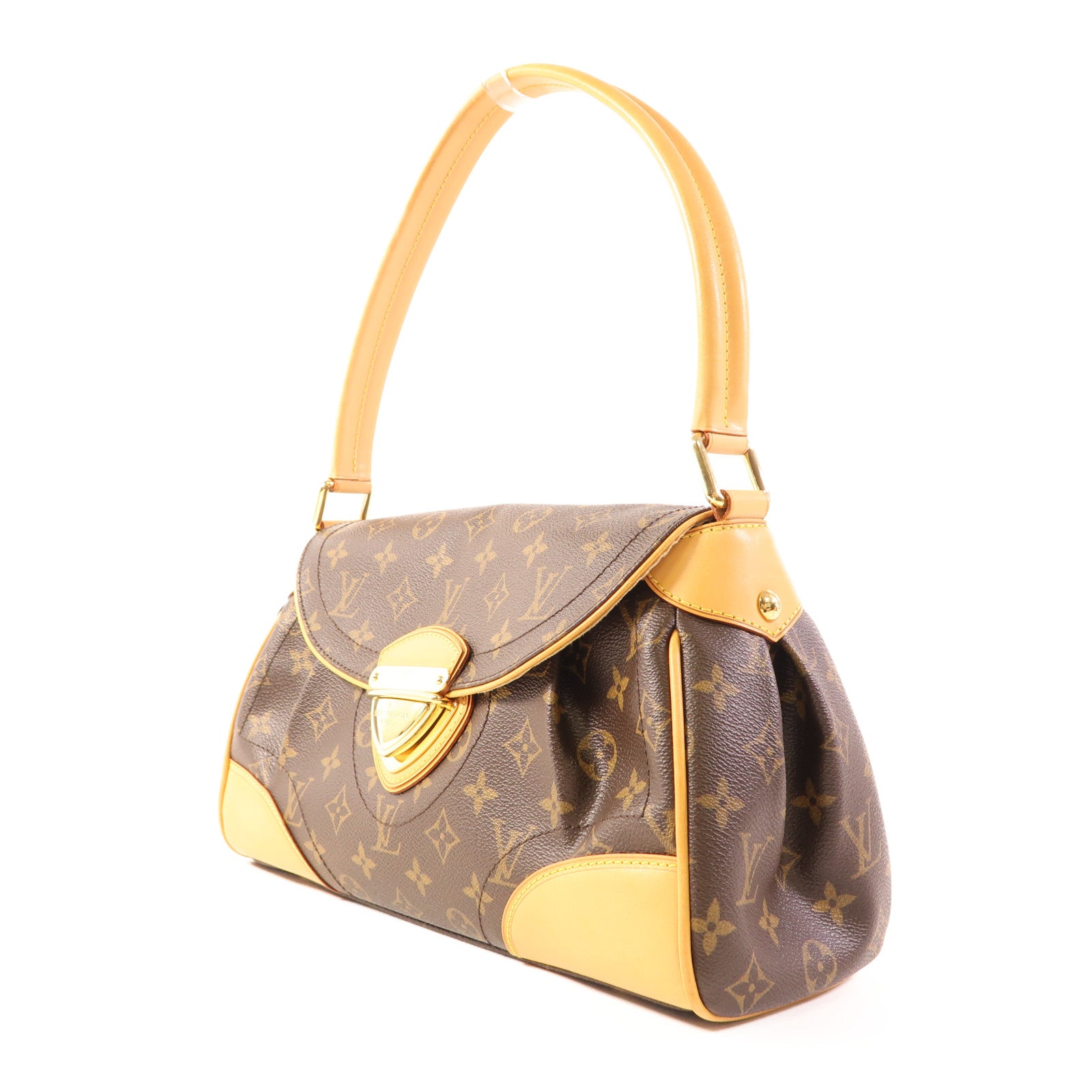 LOUIS VUITTON Monogram Beverly MM金扣肩背袋