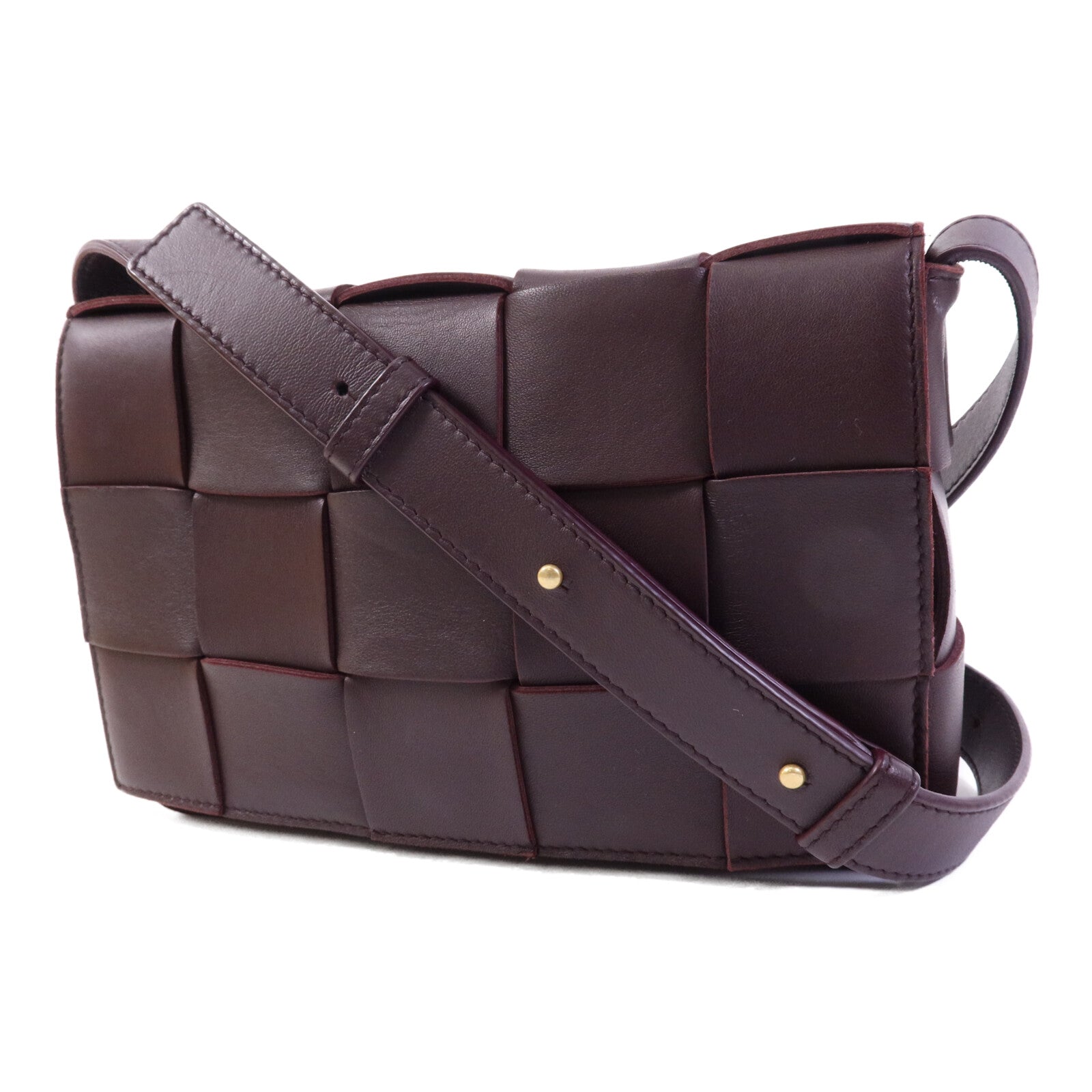 BOTTEGA VENETA 羊皮皮革Cassette Bag金扣肩背袋