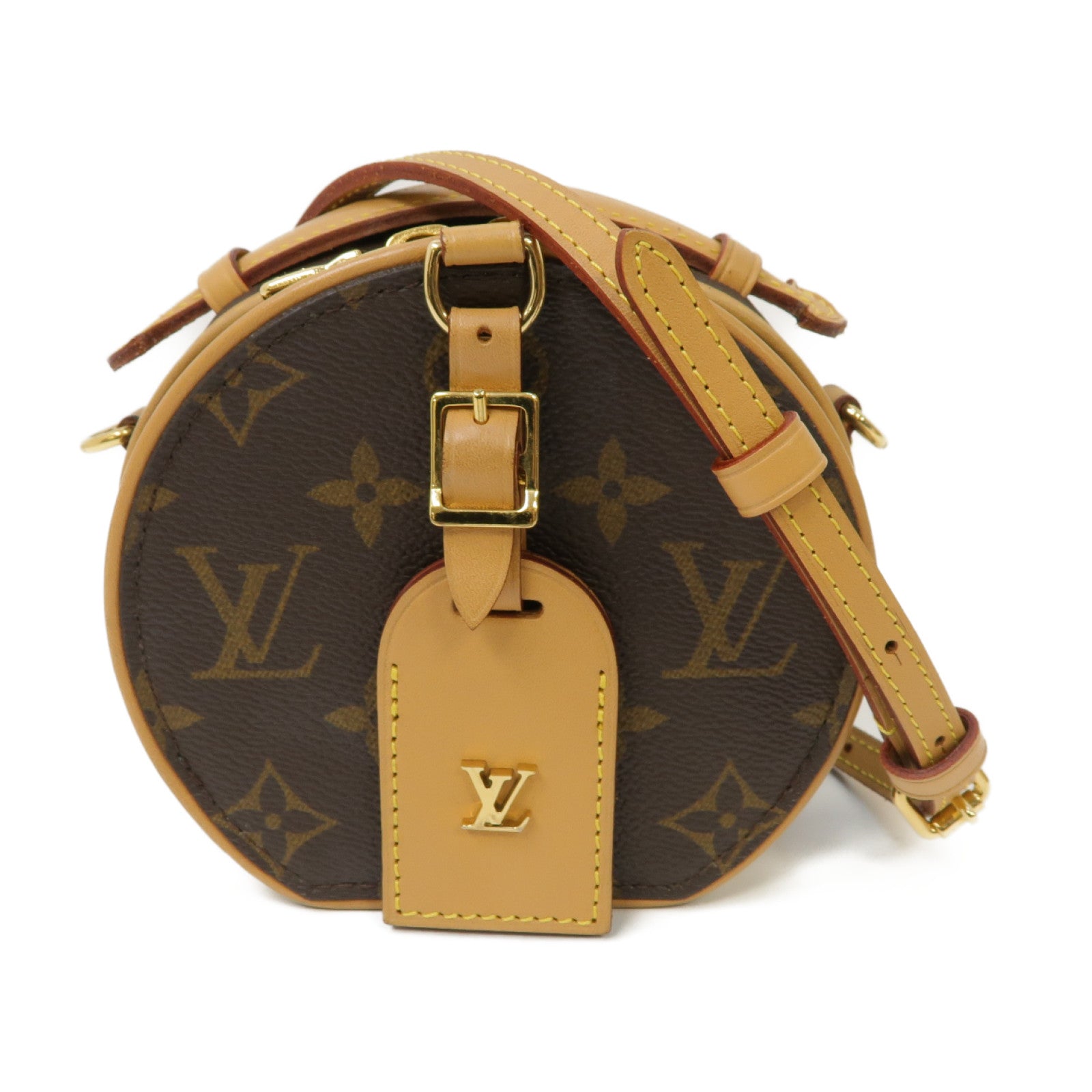 LOUIS VUITTON Monogram Mini Bolite Chapeau金扣手挽肩背兩用袋啡色