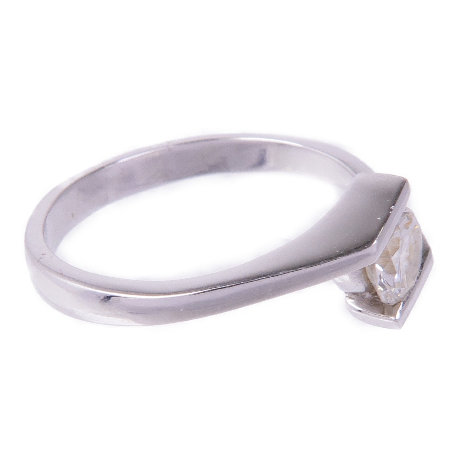 JEWELRY 【激減優惠】18K白金Diamond Ring鑽石戒指US#5.75