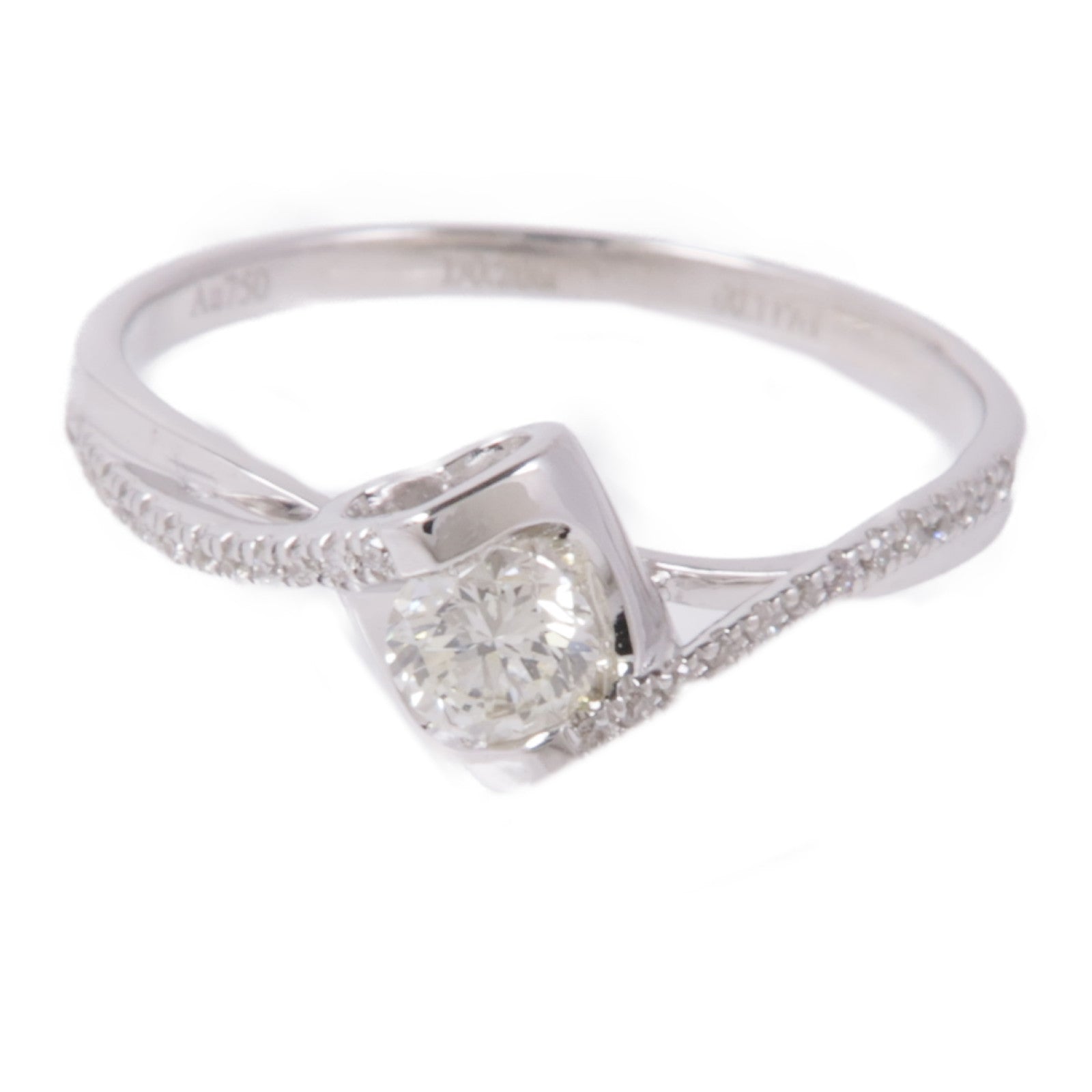JEWELRY 18K白金Diamond Ring鑽石戒指US#6