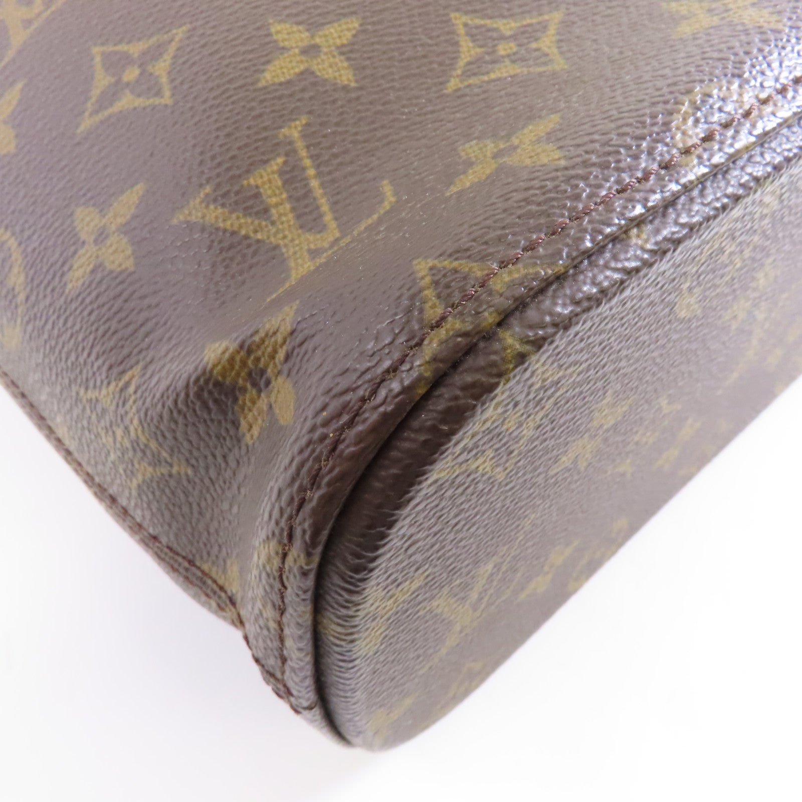 LOUIS VUITTON Monogram Vavin GM金扣手挽袋啡色